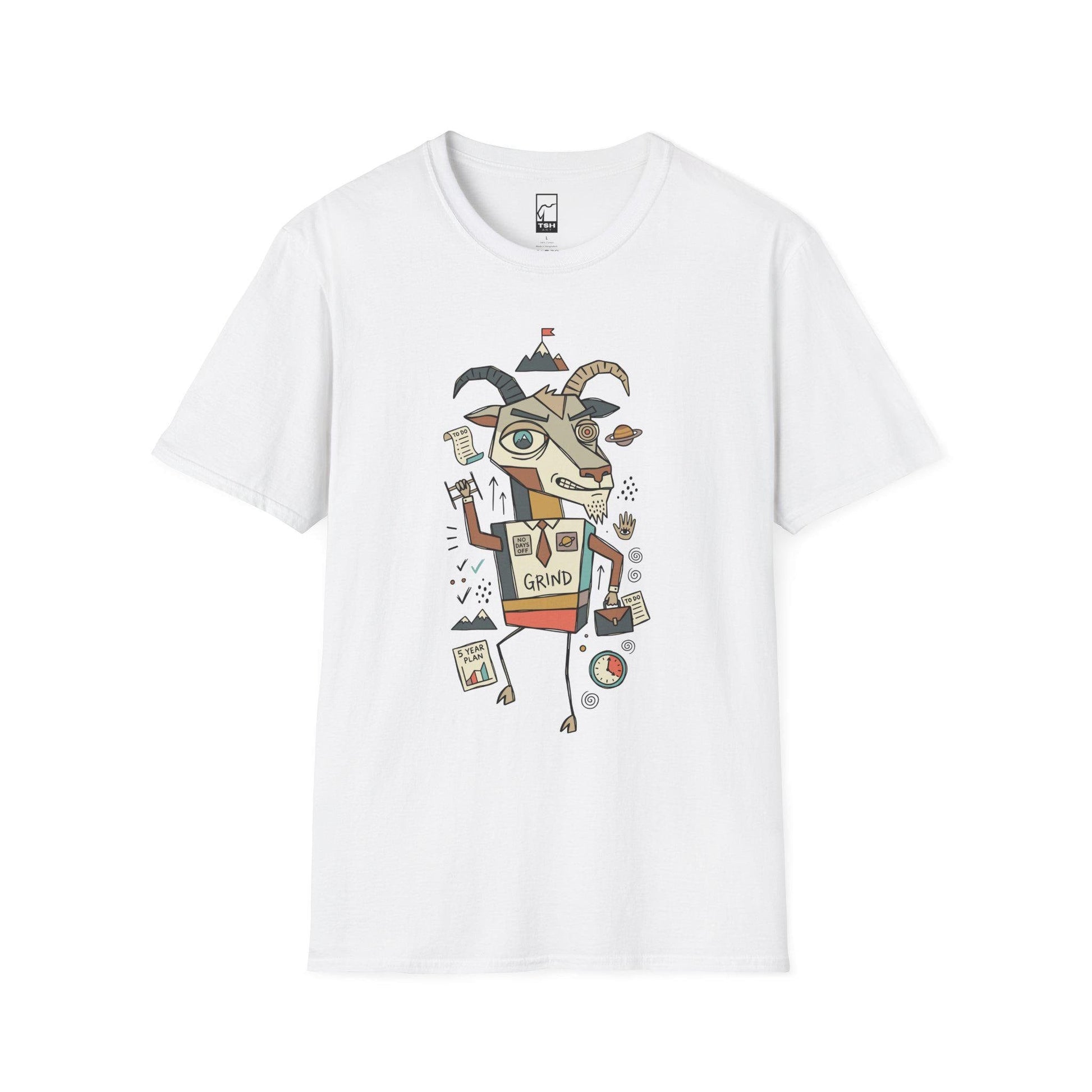 Capricorn Zodiac Shirt | Goat Astrology Tee | Hustle Zodiac T Shirt | Star Sign Graphic Tee | Earth Sign Shirt | Zodiac Birthday Gift