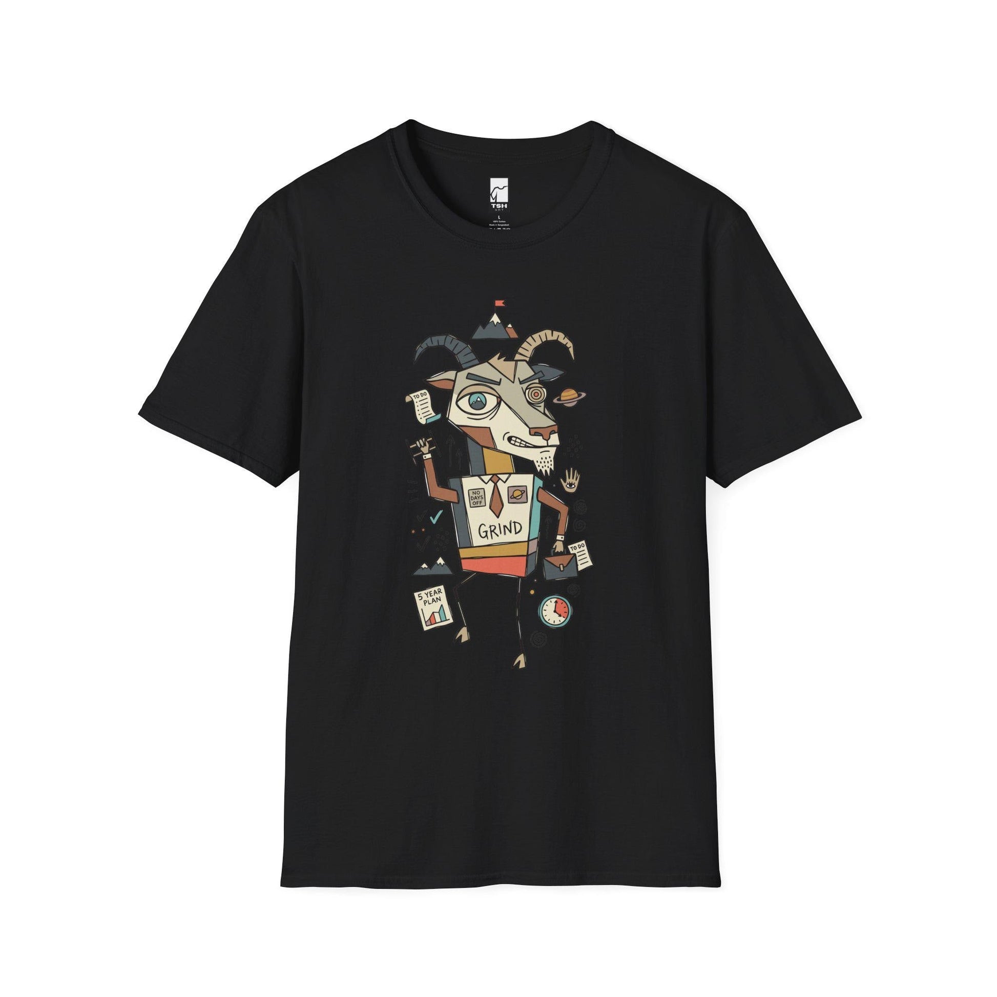 Capricorn Zodiac Shirt | Goat Astrology Tee | Hustle Zodiac T Shirt | Star Sign Graphic Tee | Earth Sign Shirt | Zodiac Birthday Gift