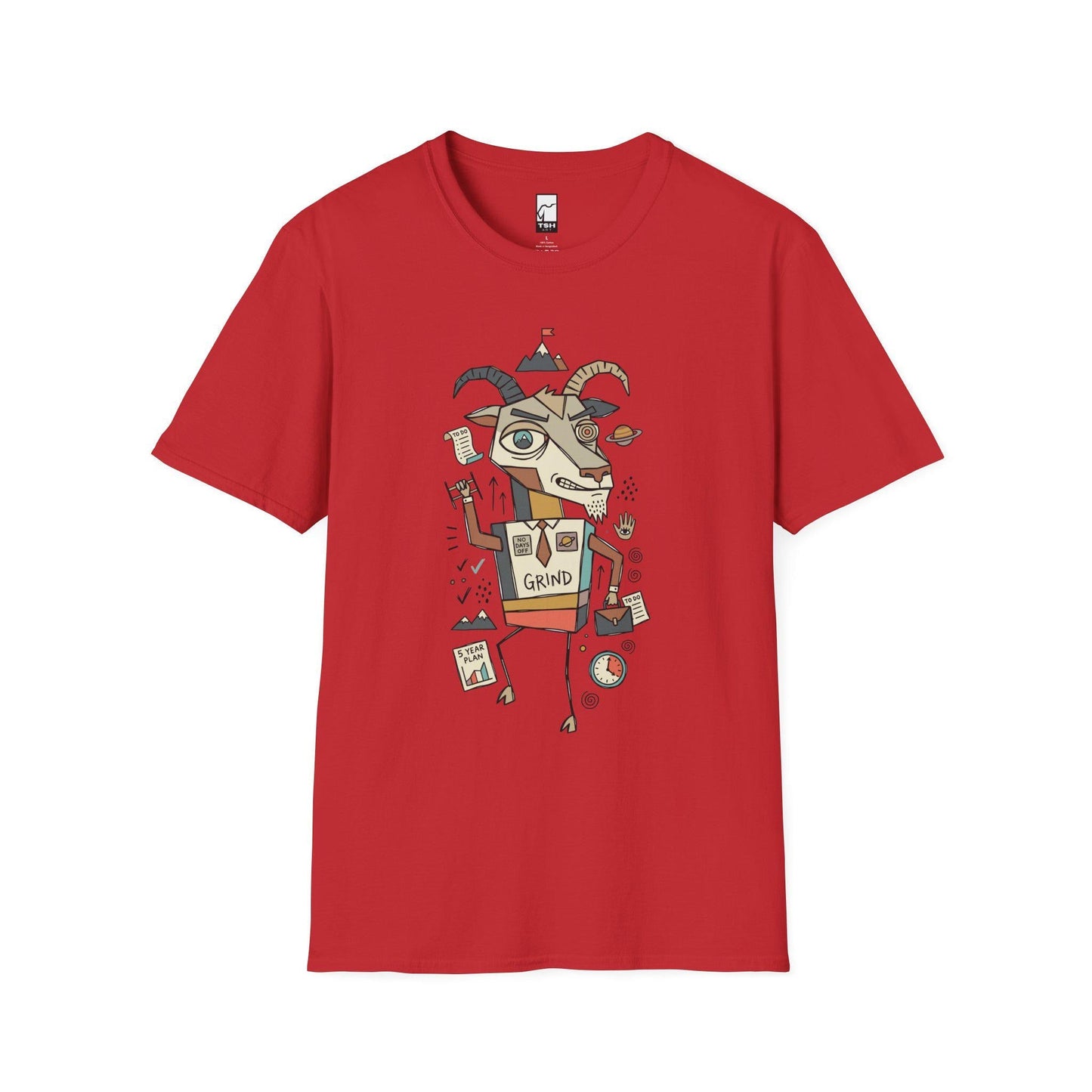 Capricorn Zodiac Shirt | Goat Astrology Tee | Hustle Zodiac T Shirt | Star Sign Graphic Tee | Earth Sign Shirt | Zodiac Birthday Gift