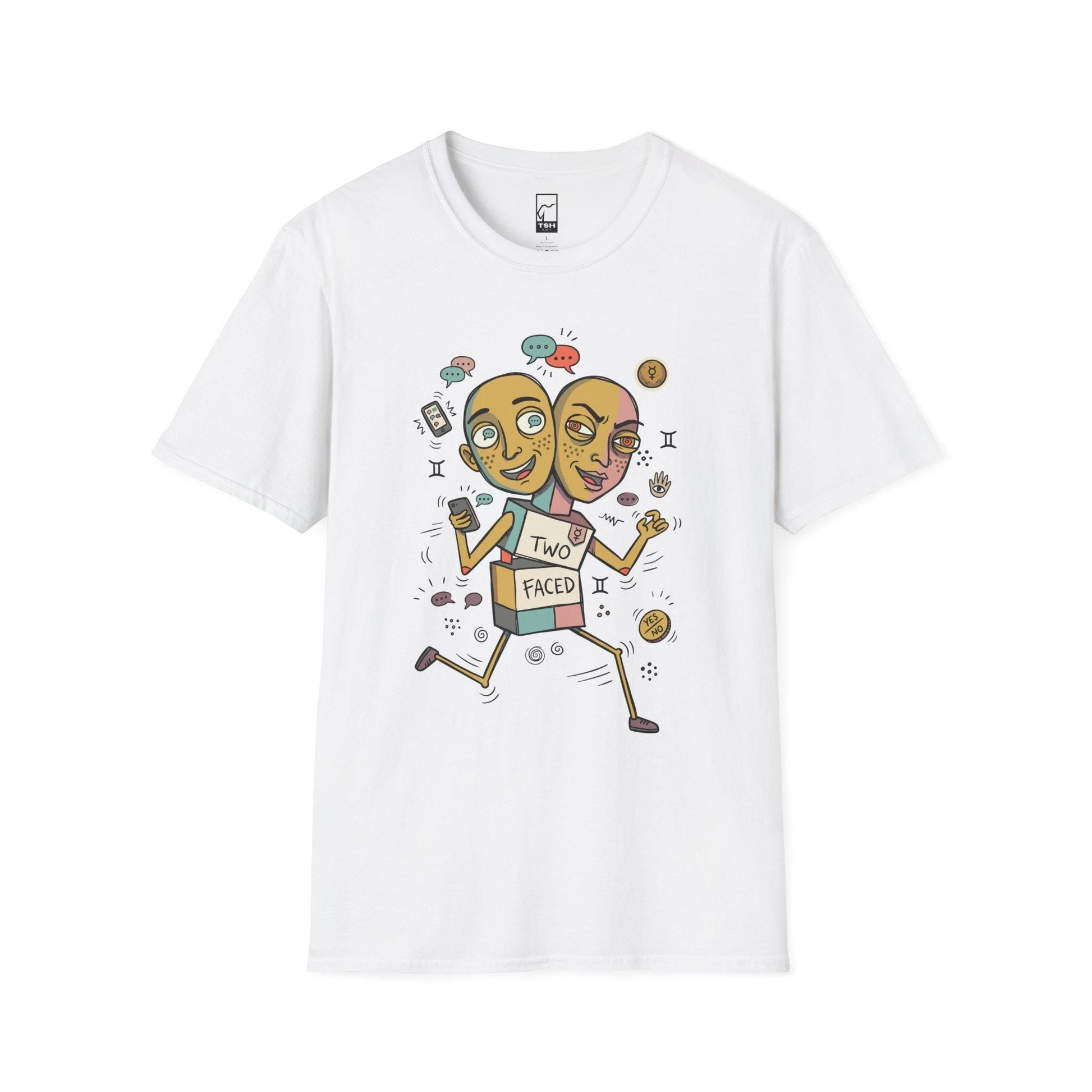 Gemini Zodiac Shirt | Twins Astrology Tee | Dual Zodiac T Shirt | Star Sign Graphic Tee | Air Sign Shirt | Zodiac Birthday Gift