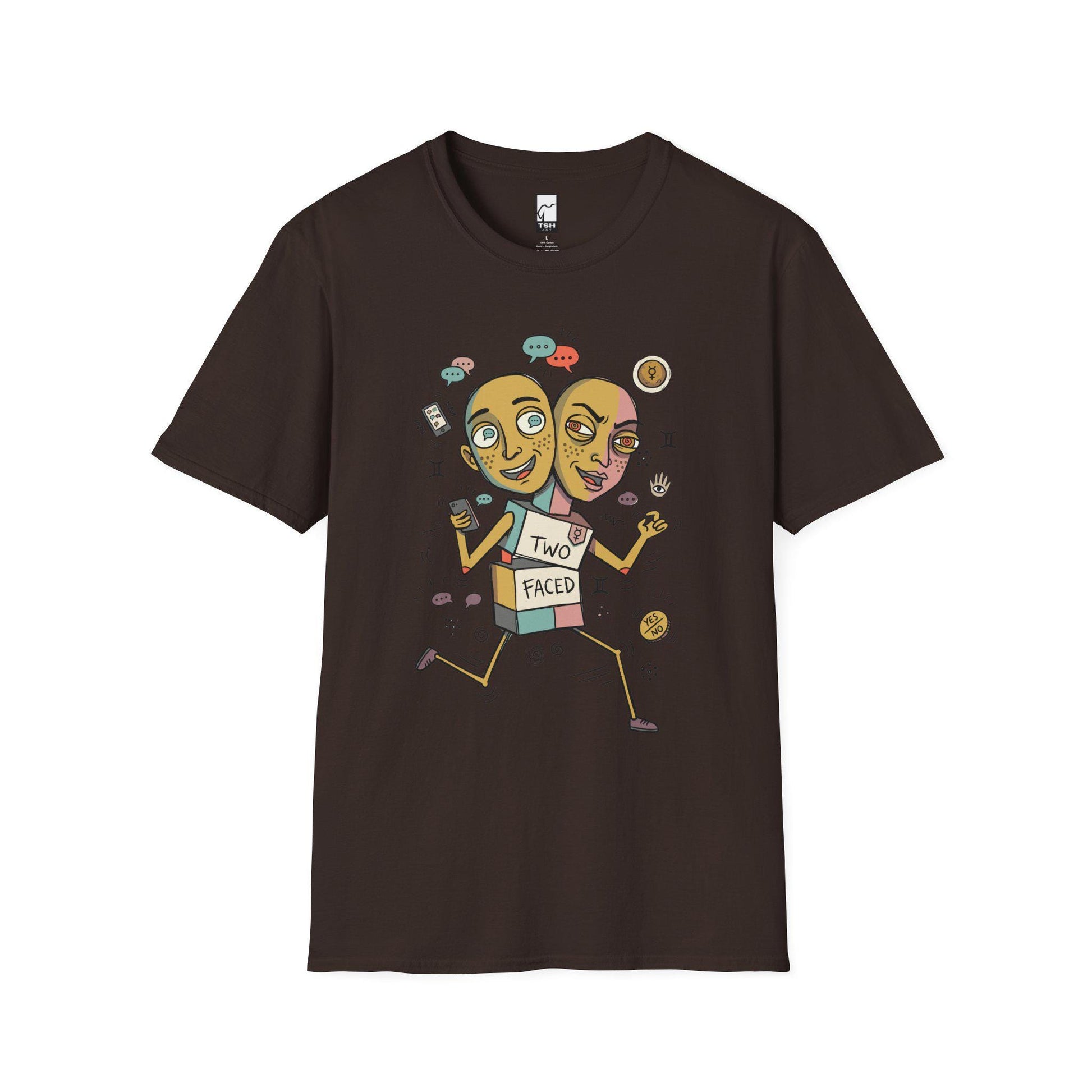 Gemini Zodiac Shirt | Twins Astrology Tee | Dual Zodiac T Shirt | Star Sign Graphic Tee | Air Sign Shirt | Zodiac Birthday Gift