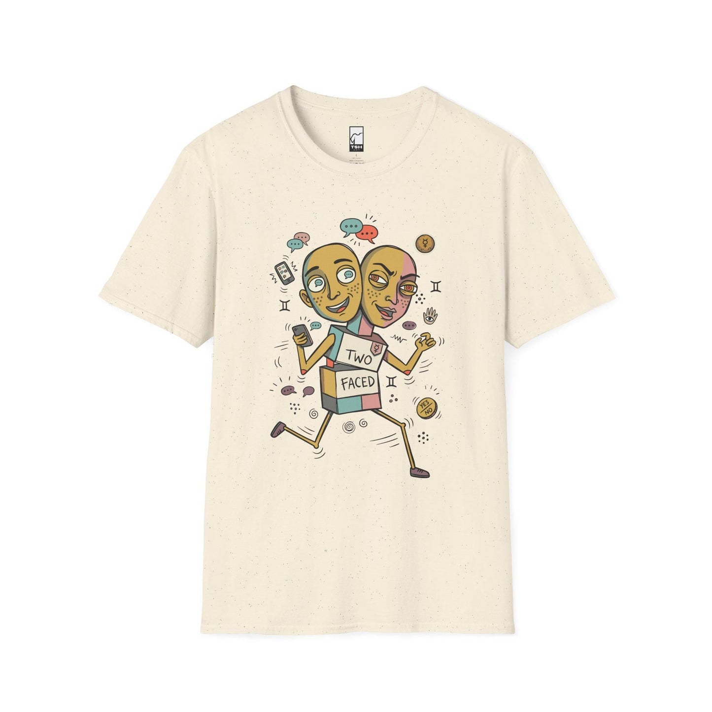 Gemini Zodiac Shirt | Twins Astrology Tee | Dual Zodiac T Shirt | Star Sign Graphic Tee | Air Sign Shirt | Zodiac Birthday Gift