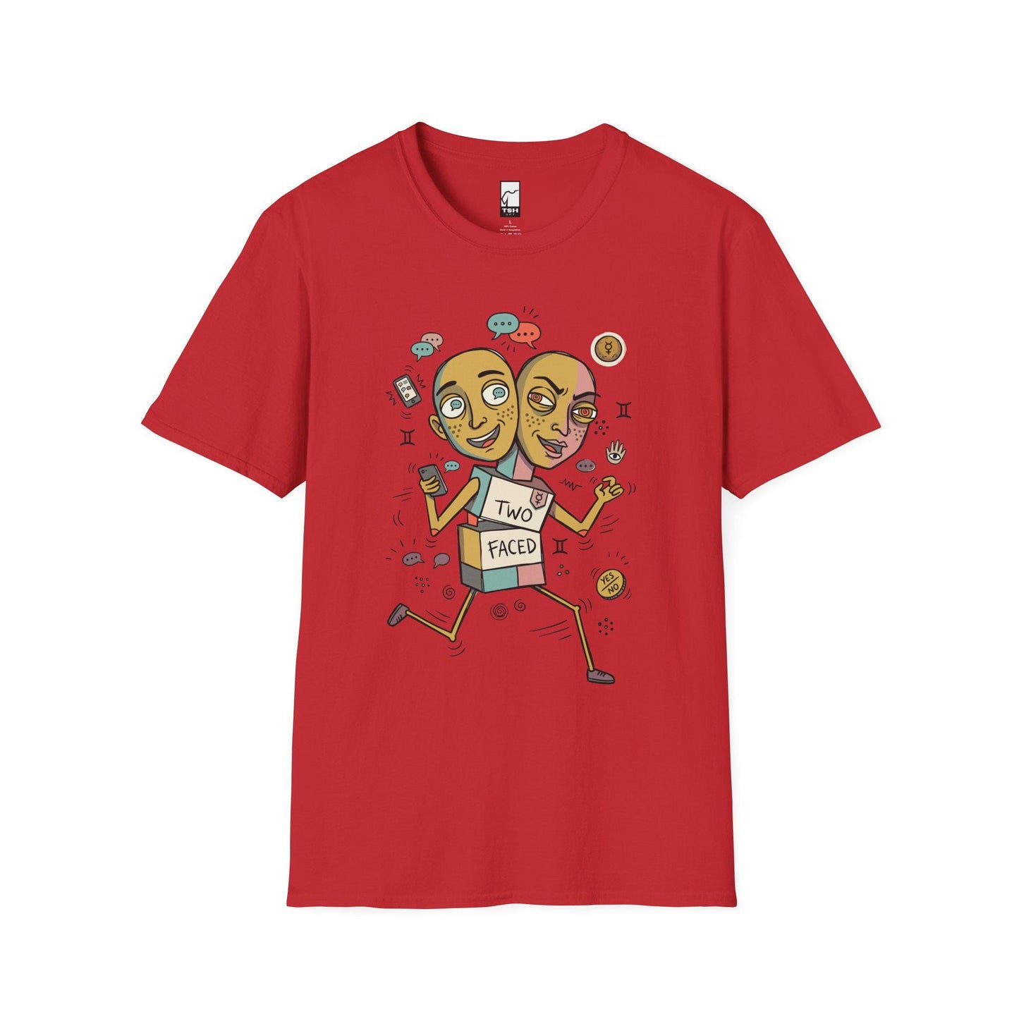 Gemini Zodiac Shirt | Twins Astrology Tee | Dual Zodiac T Shirt | Star Sign Graphic Tee | Air Sign Shirt | Zodiac Birthday Gift
