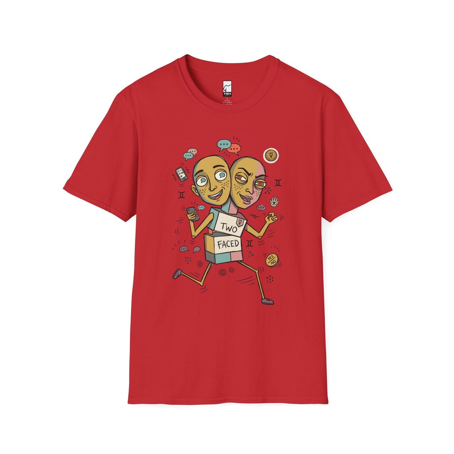 Gemini Zodiac Shirt | Twins Astrology Tee | Dual Zodiac T Shirt | Star Sign Graphic Tee | Air Sign Shirt | Zodiac Birthday Gift