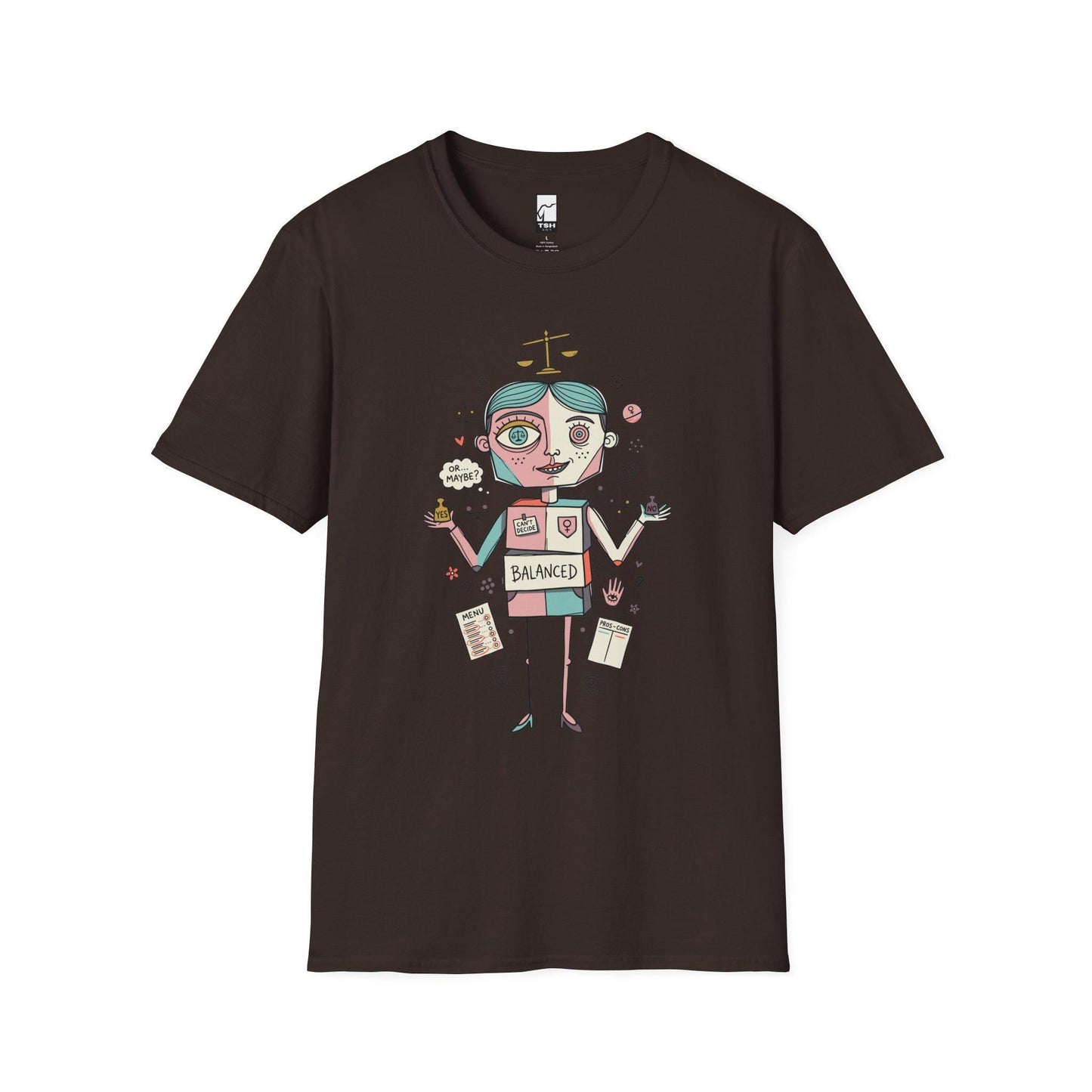 Libra Zodiac Shirt | Scales Astrology Tee | Indecisive Zodiac T Shirt | Star Sign Graphic Tee | Air Sign Shirt | Zodiac Birthday Gift