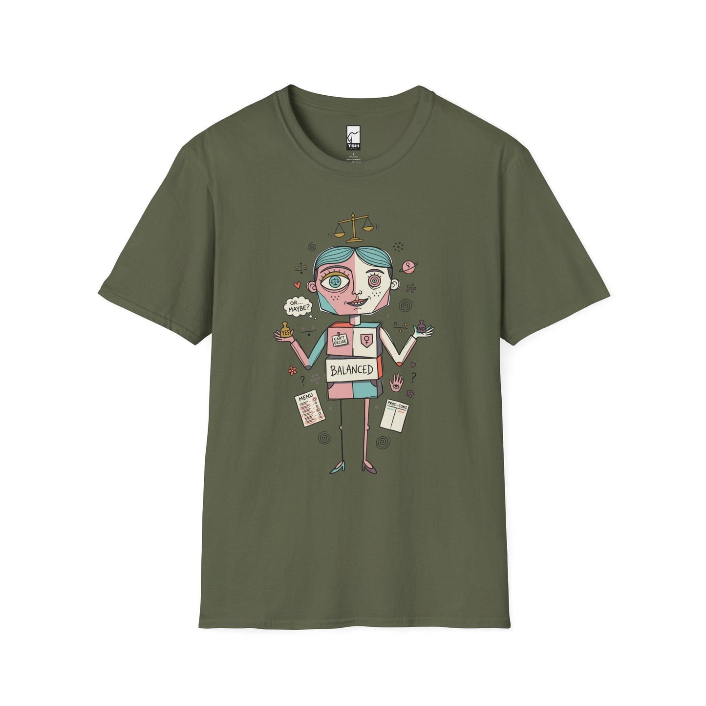Libra Zodiac Shirt | Scales Astrology Tee | Indecisive Zodiac T Shirt | Star Sign Graphic Tee | Air Sign Shirt | Zodiac Birthday Gift