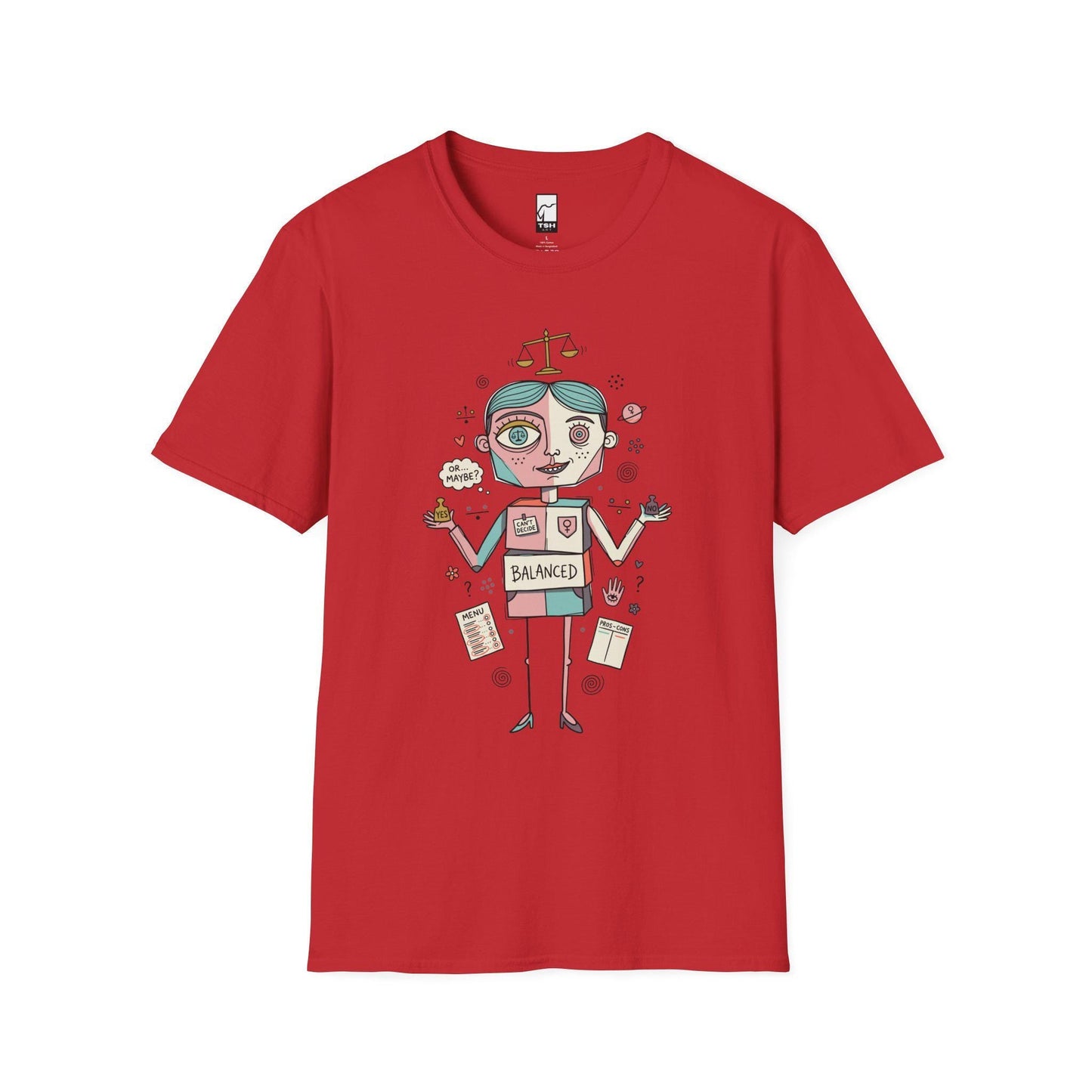 Libra Zodiac Shirt | Scales Astrology Tee | Indecisive Zodiac T Shirt | Star Sign Graphic Tee | Air Sign Shirt | Zodiac Birthday Gift