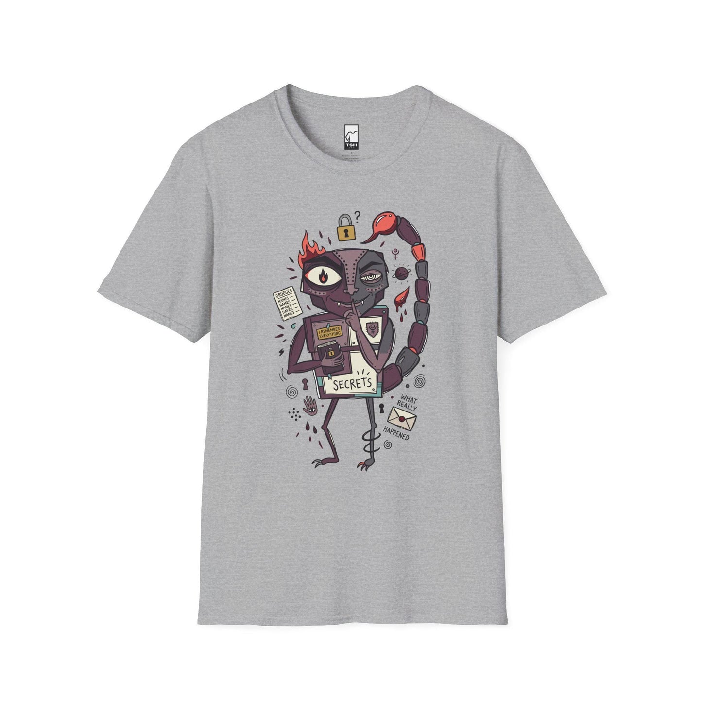 Scorpio Zodiac Shirt | Scorpion Astrology Tee | Secretive Zodiac T Shirt | Star Sign Graphic Tee | Water Sign Shirt | Zodiac Birthday Gift