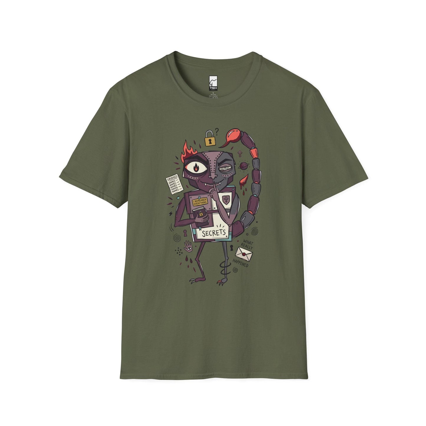 Scorpio Zodiac Shirt | Scorpion Astrology Tee | Secretive Zodiac T Shirt | Star Sign Graphic Tee | Water Sign Shirt | Zodiac Birthday Gift