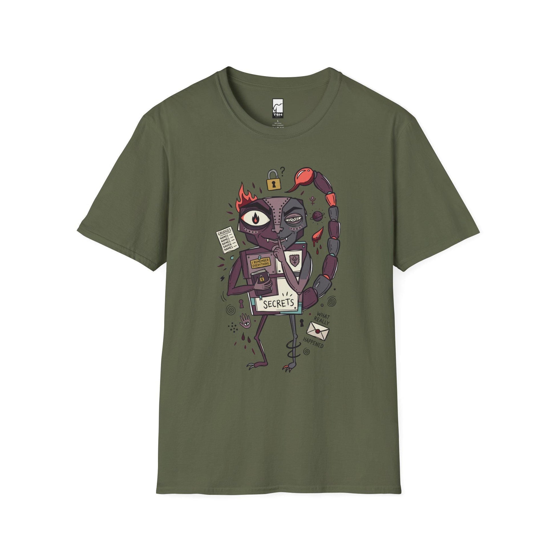 Scorpio Zodiac Shirt | Scorpion Astrology Tee | Secretive Zodiac T Shirt | Star Sign Graphic Tee | Water Sign Shirt | Zodiac Birthday Gift