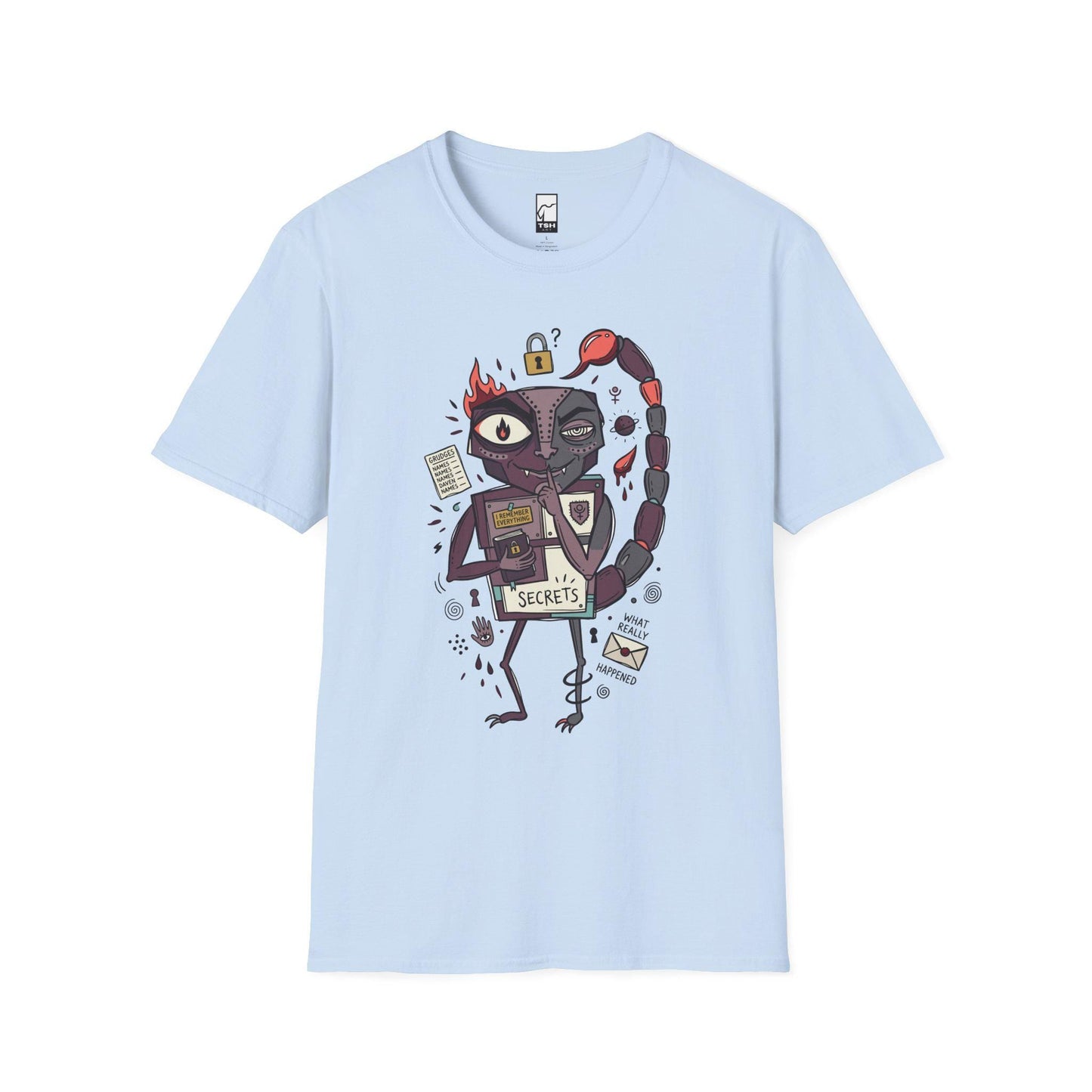 Scorpio Zodiac Shirt | Scorpion Astrology Tee | Secretive Zodiac T Shirt | Star Sign Graphic Tee | Water Sign Shirt | Zodiac Birthday Gift