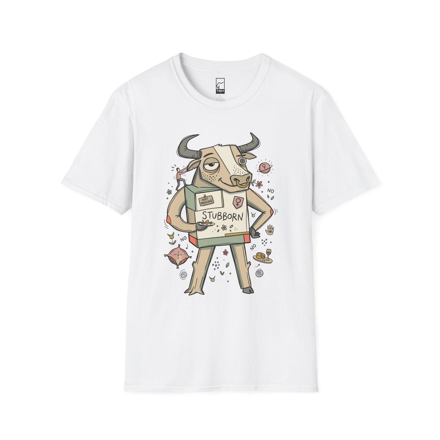 Taurus Zodiac Shirt | Bull Astrology Tee | Stubborn Zodiac T Shirt | Star Sign Graphic Tee | Earth Sign Shirt | Zodiac Birthday Gift