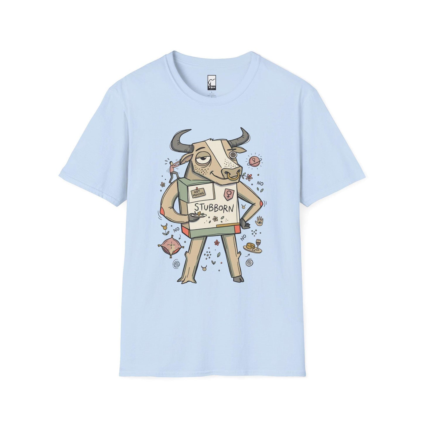 Taurus Zodiac Shirt | Bull Astrology Tee | Stubborn Zodiac T Shirt | Star Sign Graphic Tee | Earth Sign Shirt | Zodiac Birthday Gift