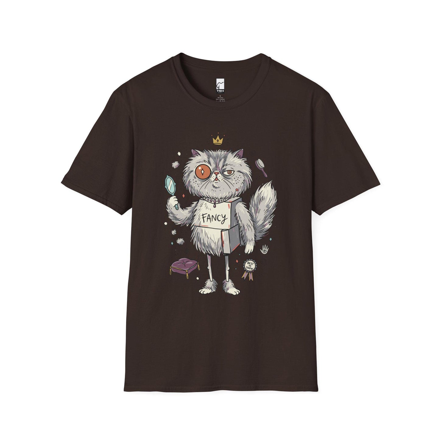 Persian Cat Shirt | Bougie Feline Tee | Fancy Cat T Shirt | Cat Royalty Graphic Tee | Fluffy Cat Shirt | Cat Lover Gift