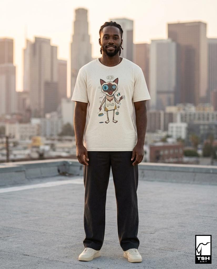 Loud Siamese Cat Shirt | Funny Talkative Cat Tee | Chatty Cat T Shirt | 3 AM Meow Graphic Tee | Vocal Kitty Shirt | Cat Lover Gift