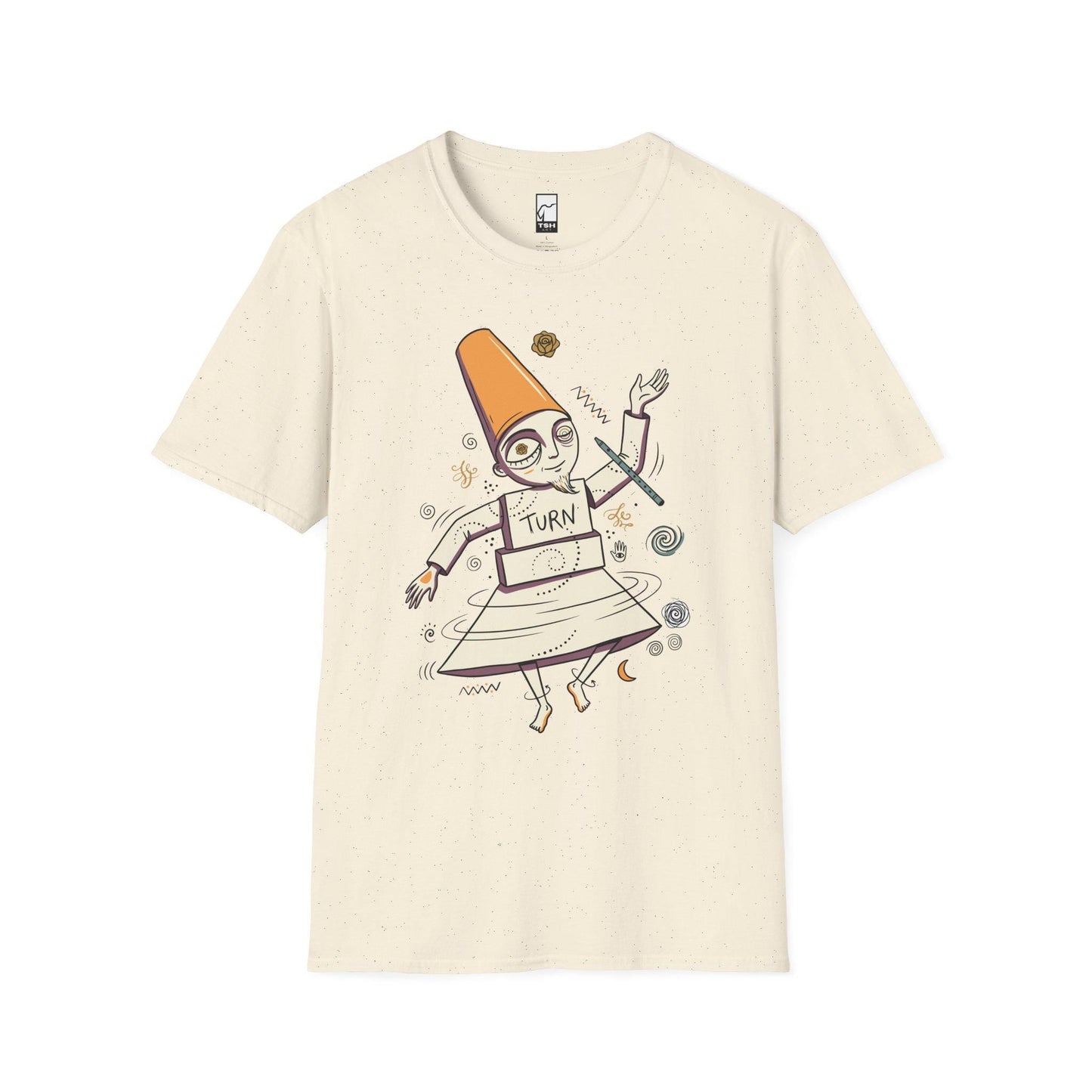 Whirling Dervish Shirt | Sufi Semazen Tee | Mevlana Rumi Graphic Tee | Turkish Culture T Shirt | Boho Spiritual Art Tee | Unisex Gift