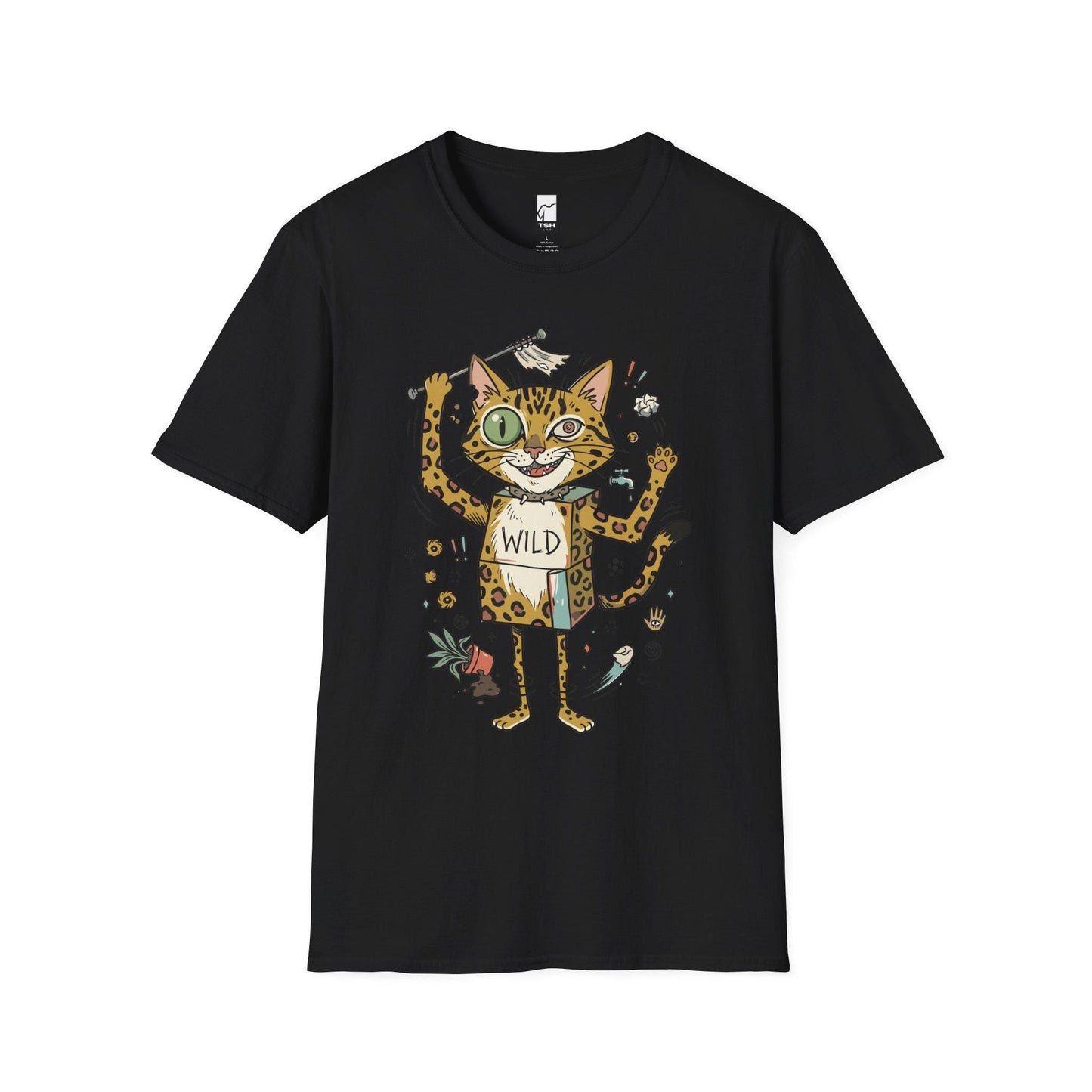 Bengal Cat Shirt | Funny Cat Lover Tee | Zoomies Cat T Shirt | Mischievous Kitty Graphic Tee | Chaotic Cat Shirt | Cat Lover Gift