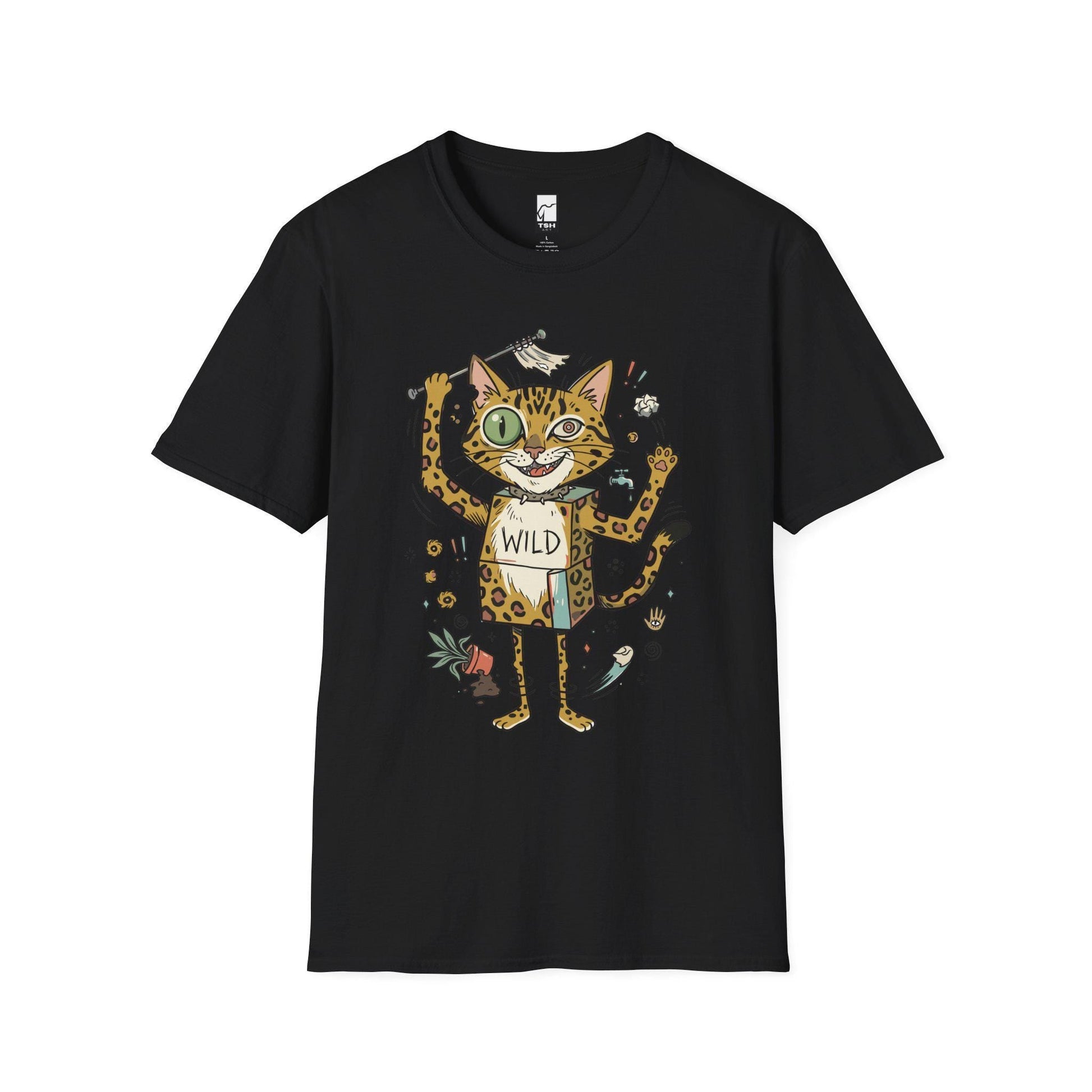 Bengal Cat Shirt | Funny Cat Lover Tee | Zoomies Cat T Shirt | Mischievous Kitty Graphic Tee | Chaotic Cat Shirt | Cat Lover Gift