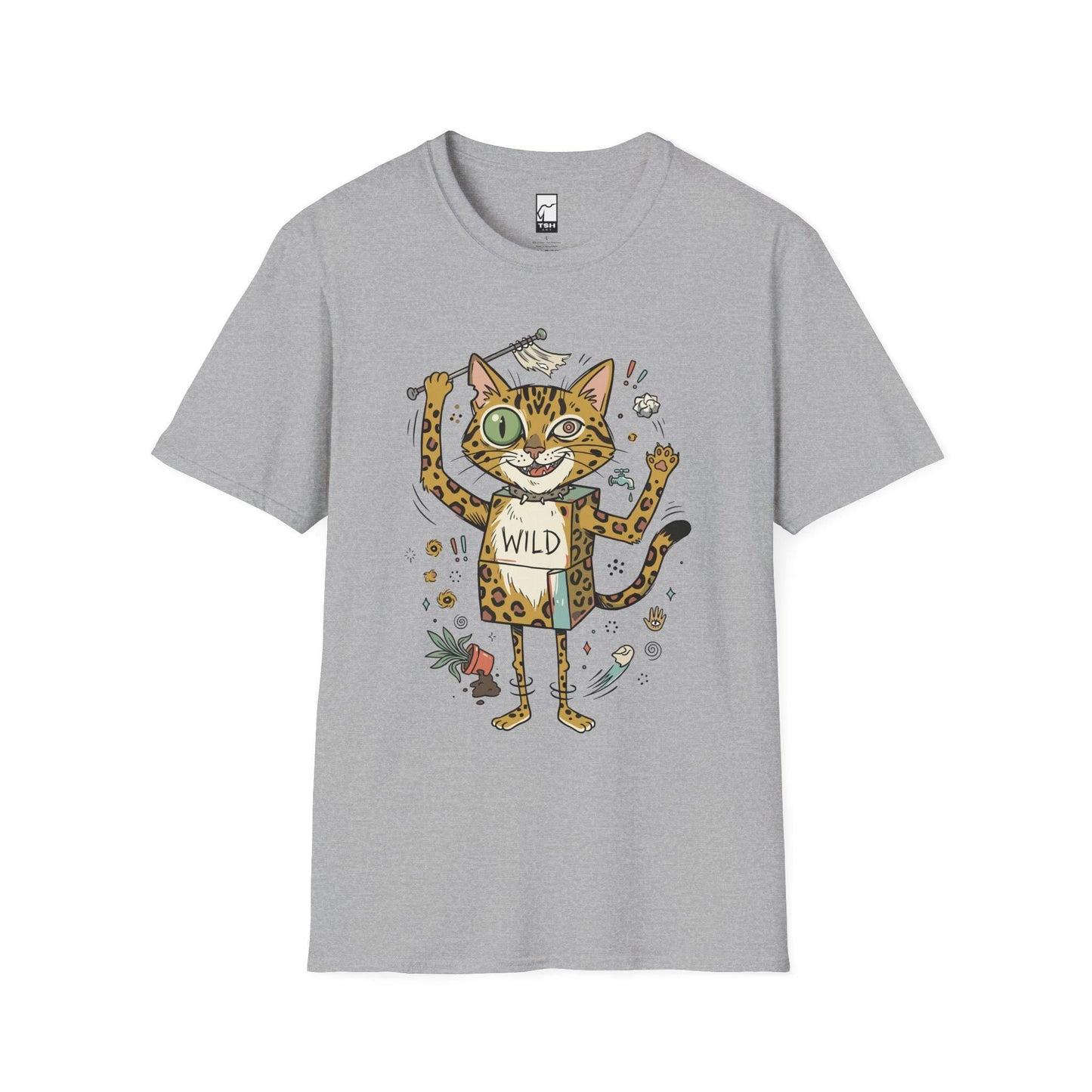 Bengal Cat Shirt | Funny Cat Lover Tee | Zoomies Cat T Shirt | Mischievous Kitty Graphic Tee | Chaotic Cat Shirt | Cat Lover Gift