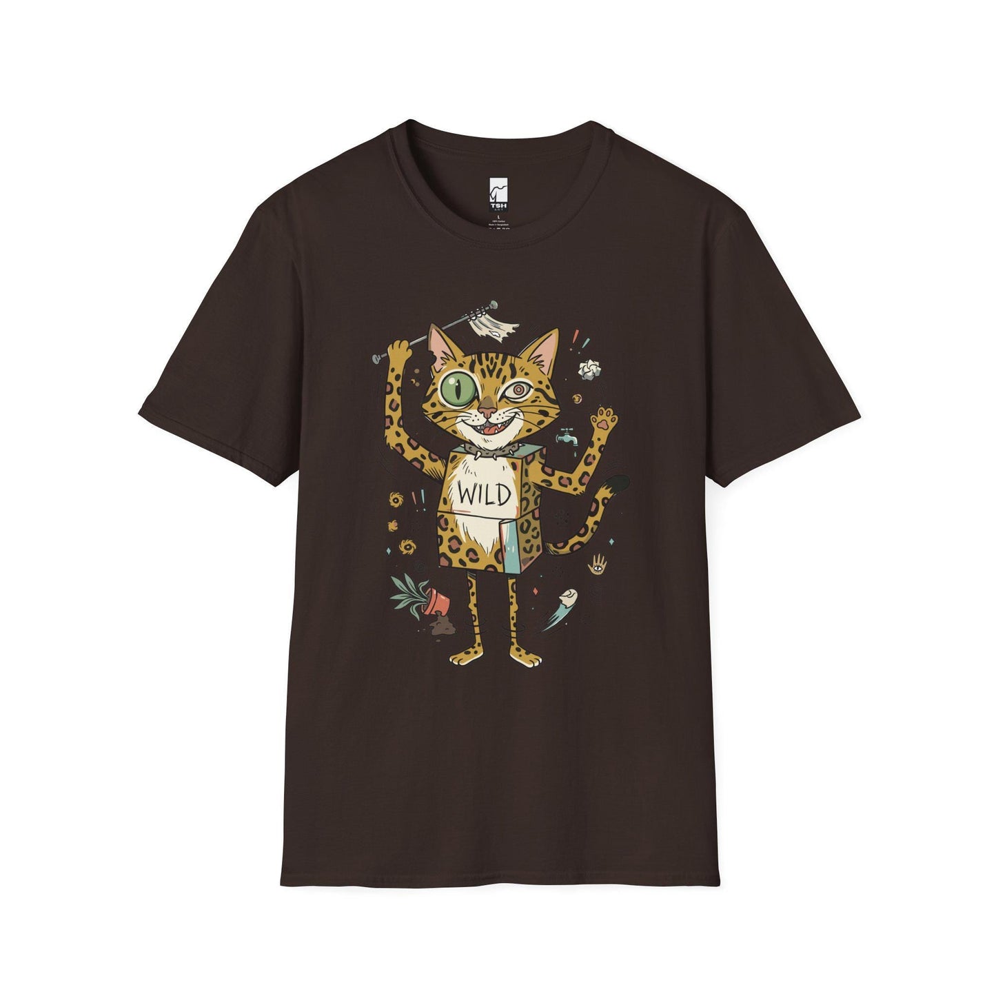 Bengal Cat Shirt | Funny Cat Lover Tee | Zoomies Cat T Shirt | Mischievous Kitty Graphic Tee | Chaotic Cat Shirt | Cat Lover Gift