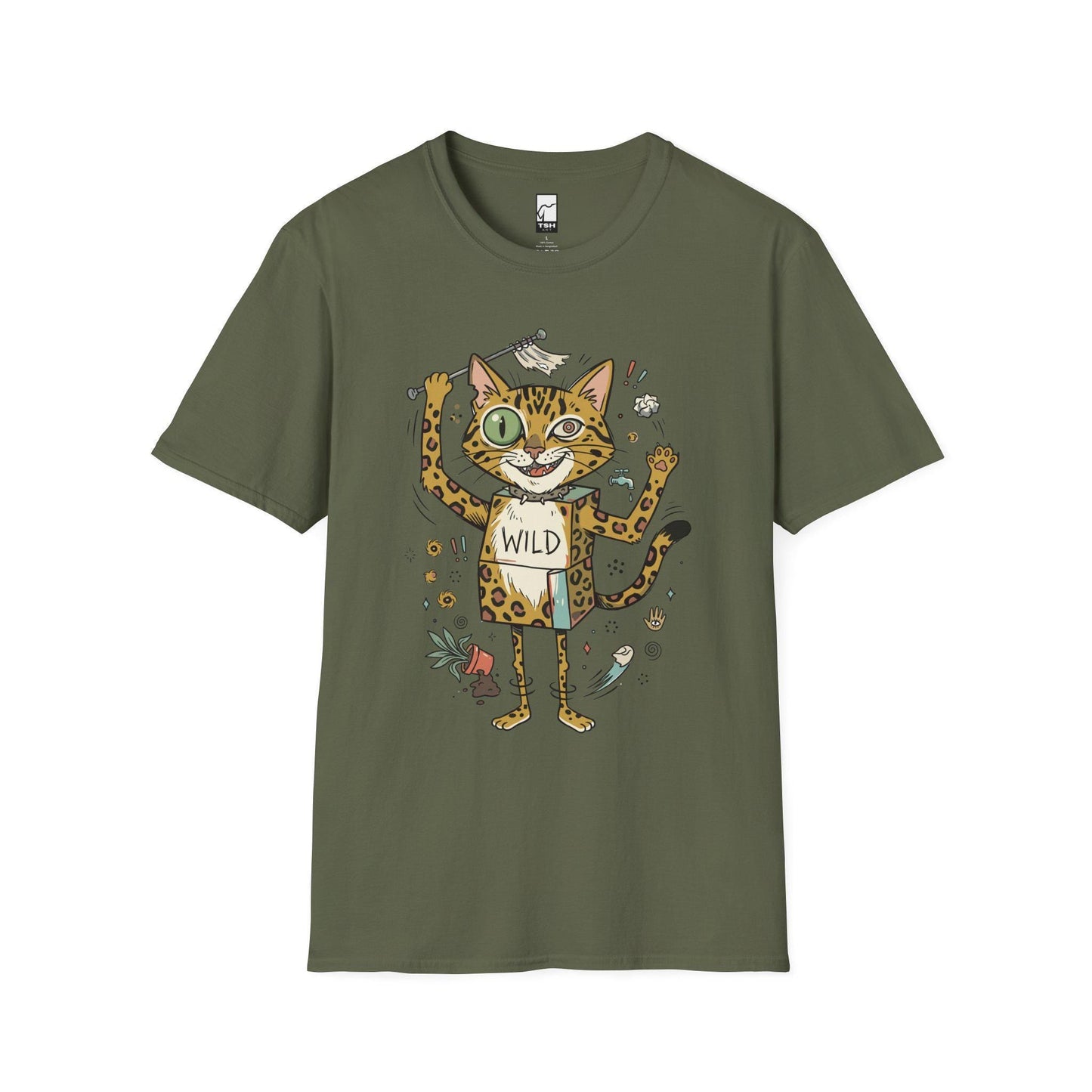 Bengal Cat Shirt | Funny Cat Lover Tee | Zoomies Cat T Shirt | Mischievous Kitty Graphic Tee | Chaotic Cat Shirt | Cat Lover Gift