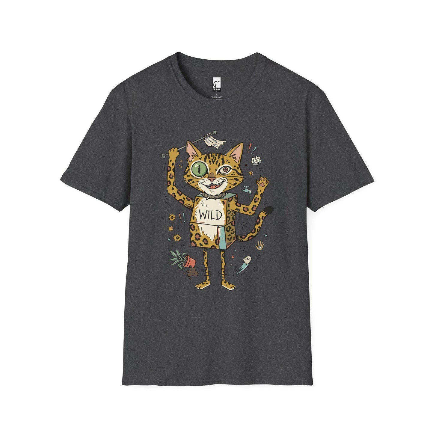 Bengal Cat Shirt | Funny Cat Lover Tee | Zoomies Cat T Shirt | Mischievous Kitty Graphic Tee | Chaotic Cat Shirt | Cat Lover Gift
