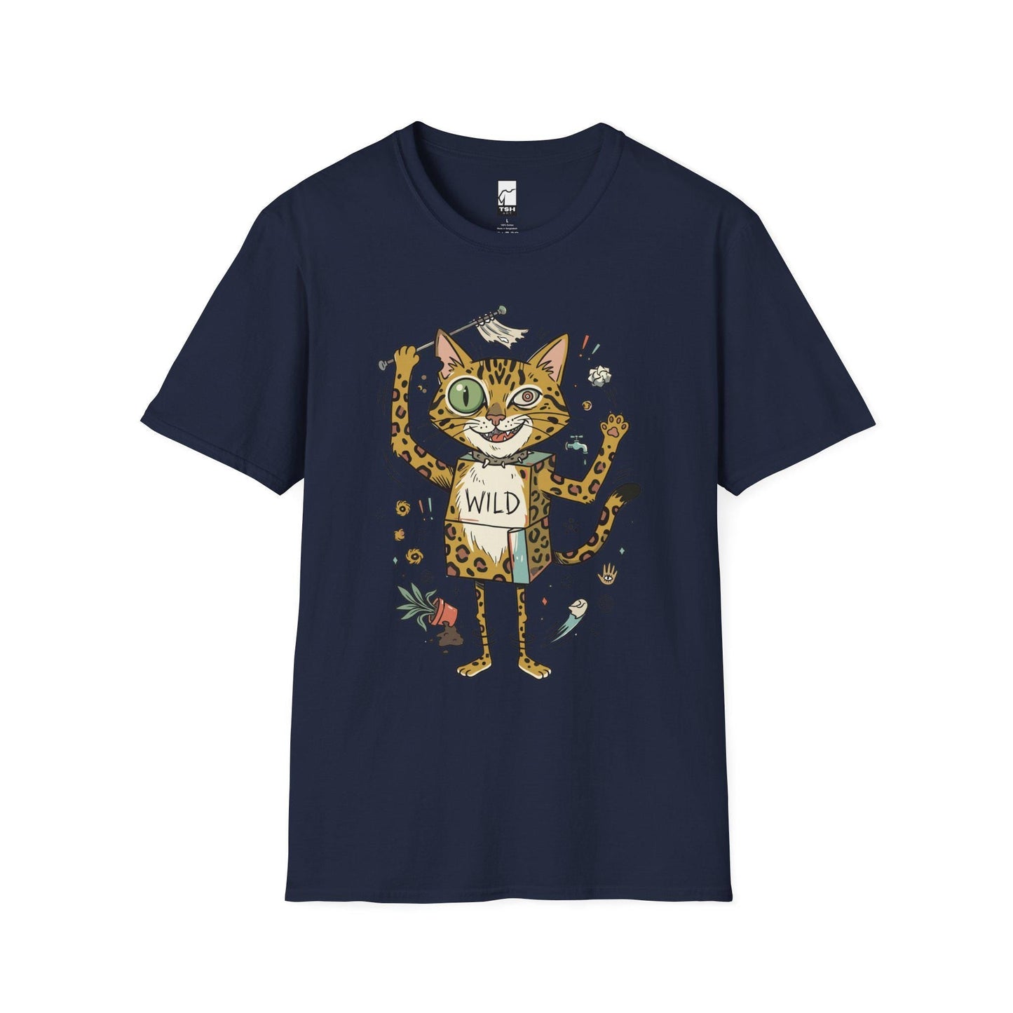 Bengal Cat Shirt | Funny Cat Lover Tee | Zoomies Cat T Shirt | Mischievous Kitty Graphic Tee | Chaotic Cat Shirt | Cat Lover Gift