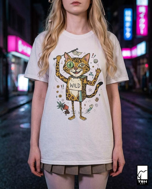 Bengal Cat Shirt | Funny Cat Lover Tee | Zoomies Cat T Shirt | Mischievous Kitty Graphic Tee | Chaotic Cat Shirt | Cat Lover Gift