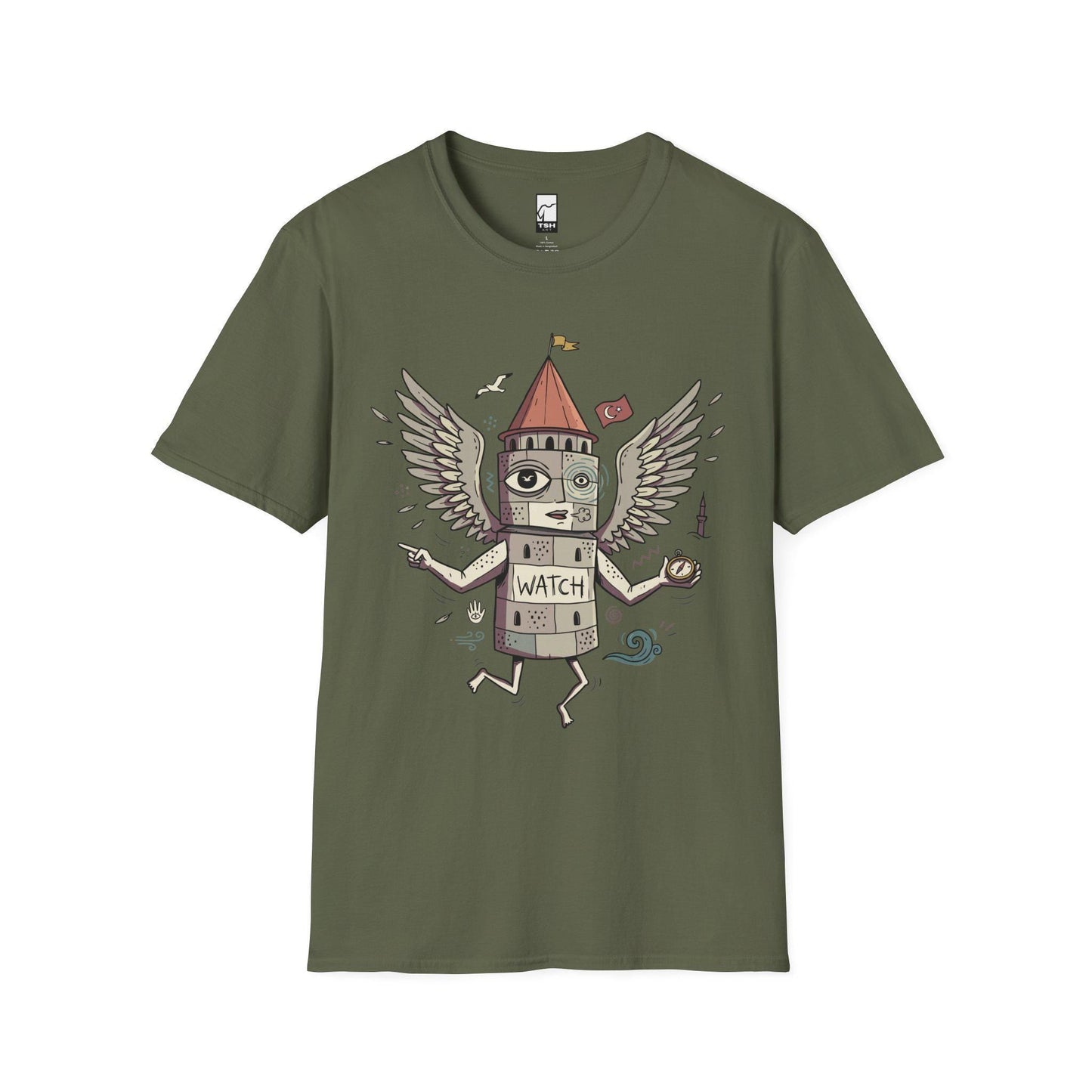 Galata Tower Shirt | Istanbul T Shirt | Funny Turkish Travel Tee | Bosphorus Graphic Tee | Turkey Souvenir Shirt | Unisex Travel Gift