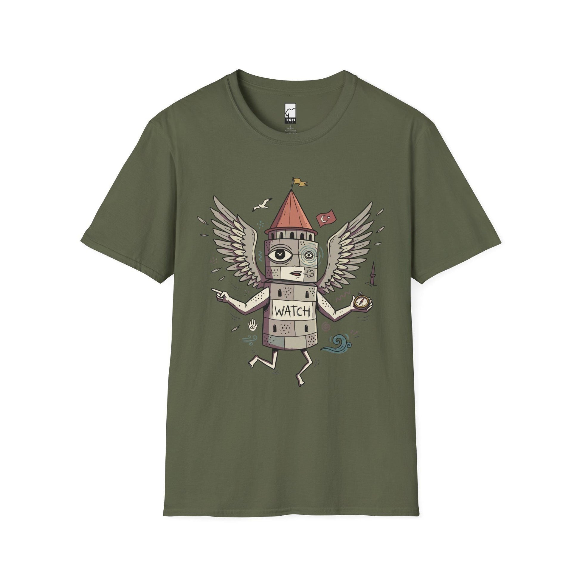 Galata Tower Shirt | Istanbul T Shirt | Funny Turkish Travel Tee | Bosphorus Graphic Tee | Turkey Souvenir Shirt | Unisex Travel Gift