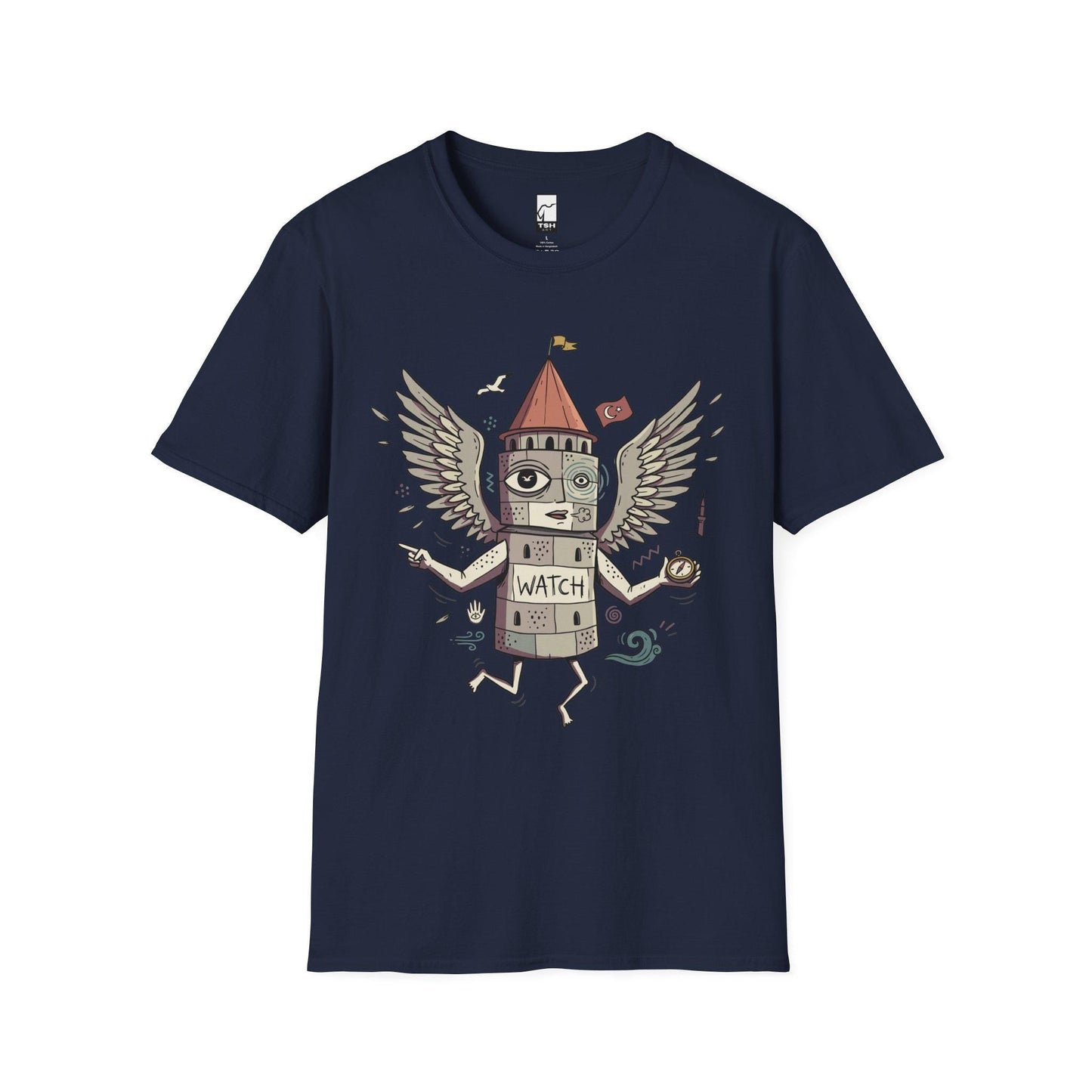 Galata Tower Shirt | Istanbul T Shirt | Funny Turkish Travel Tee | Bosphorus Graphic Tee | Turkey Souvenir Shirt | Unisex Travel Gift