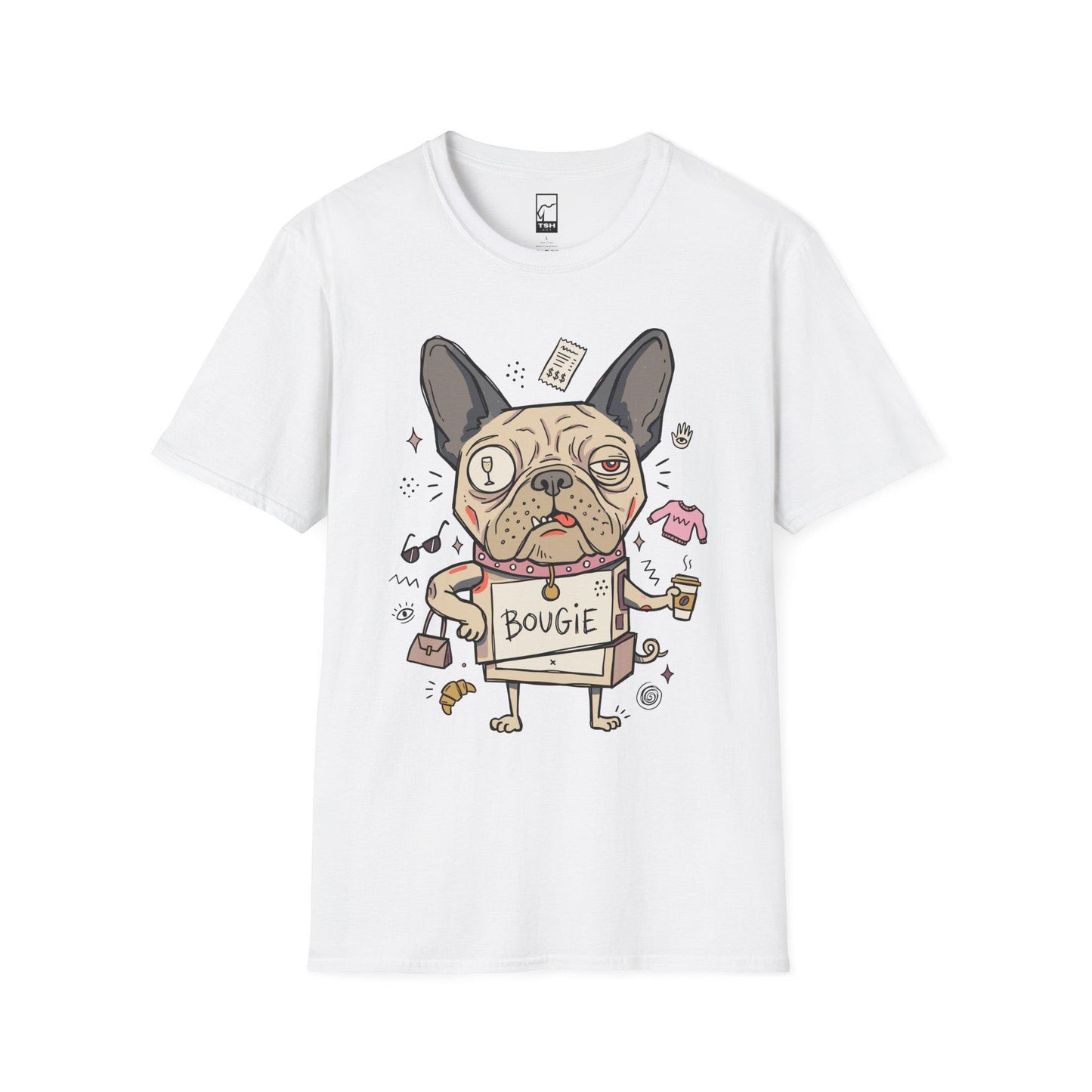 French Bulldog Shirt | Funny Frenchie Tee | Spoiled Dog Mom T Shirt | Bougie Dog Graphic Tee | Cute Frenchie Lover Tee | Unisex Gift