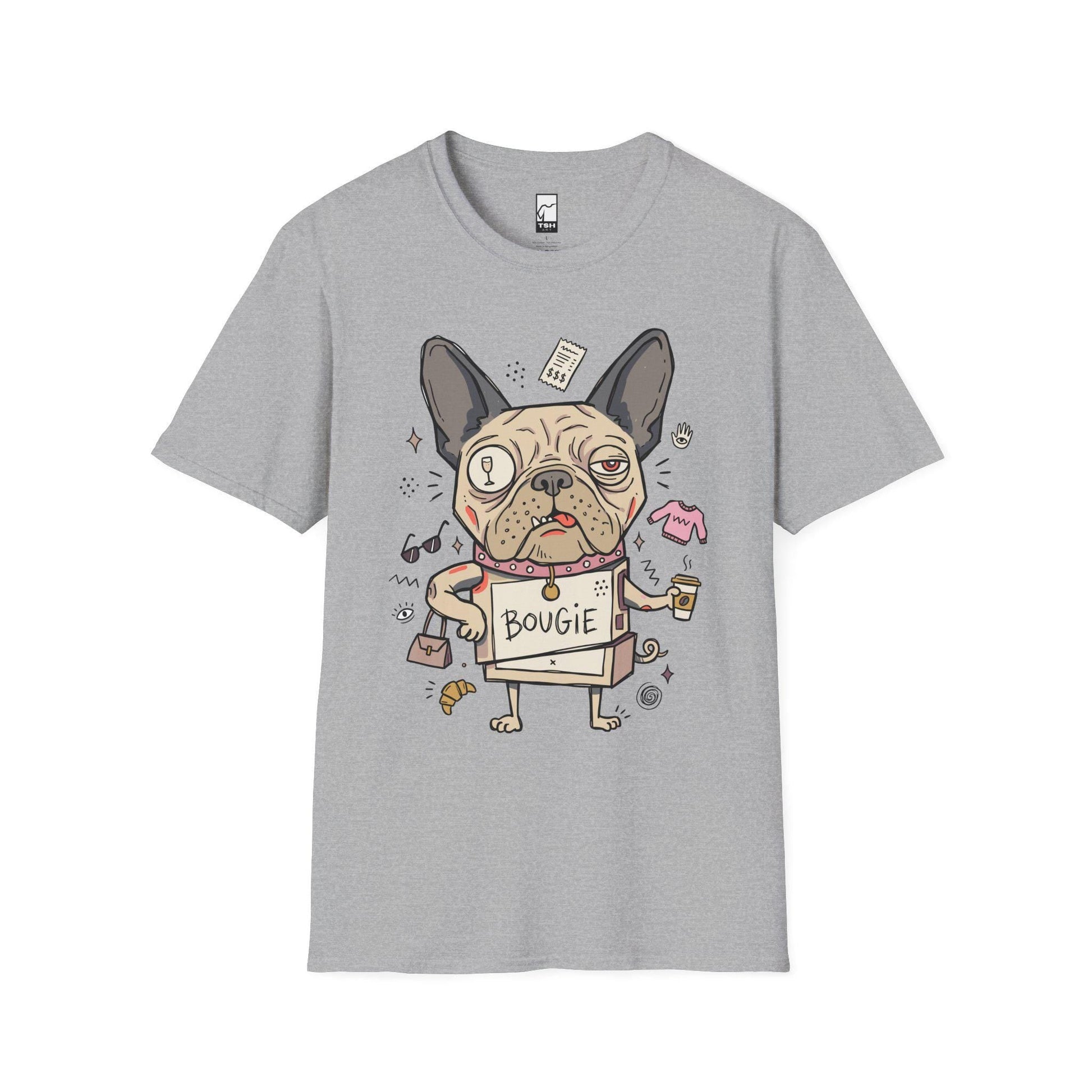French Bulldog Shirt | Funny Frenchie Tee | Spoiled Dog Mom T Shirt | Bougie Dog Graphic Tee | Cute Frenchie Lover Tee | Unisex Gift