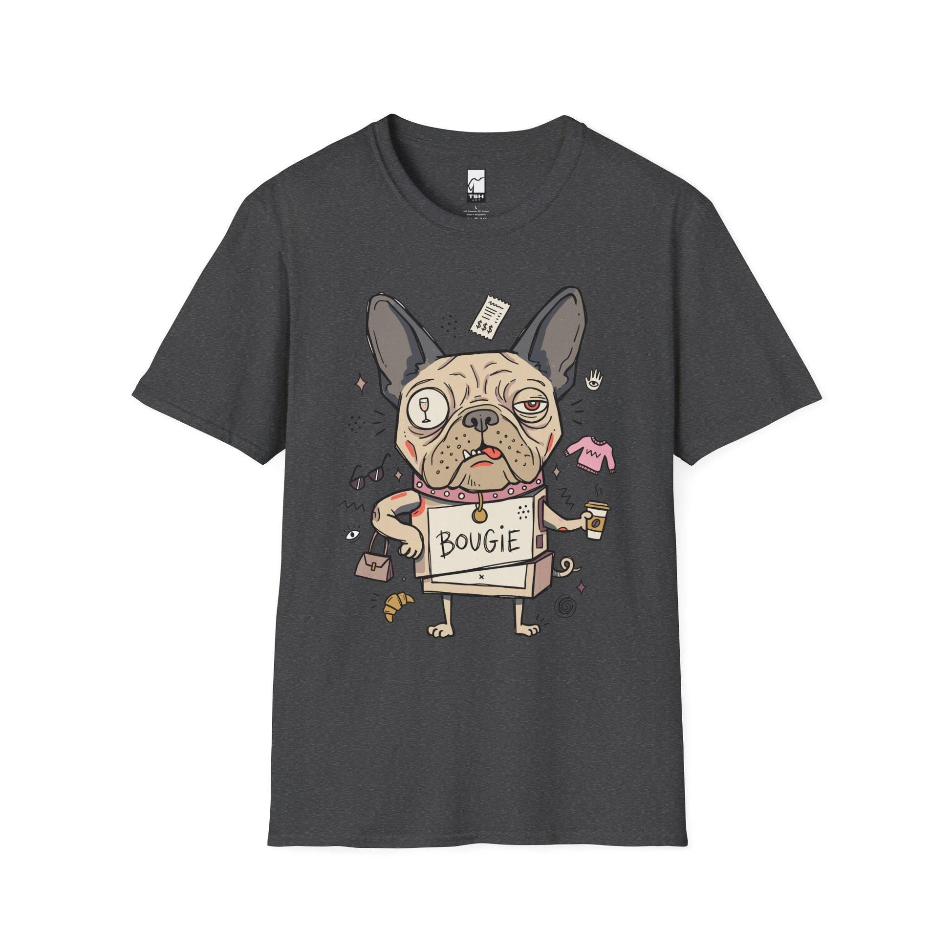 French Bulldog Shirt | Funny Frenchie Tee | Spoiled Dog Mom T Shirt | Bougie Dog Graphic Tee | Cute Frenchie Lover Tee | Unisex Gift
