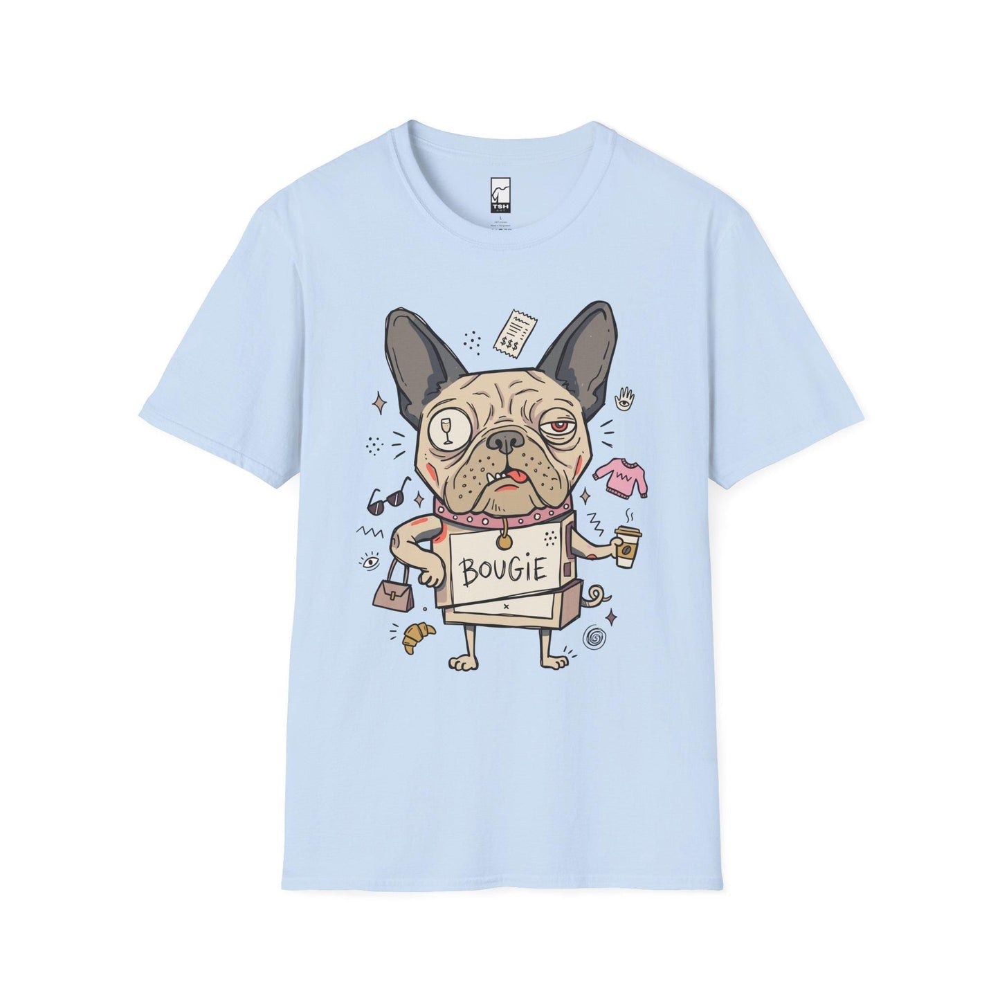 French Bulldog Shirt | Funny Frenchie Tee | Spoiled Dog Mom T Shirt | Bougie Dog Graphic Tee | Cute Frenchie Lover Tee | Unisex Gift