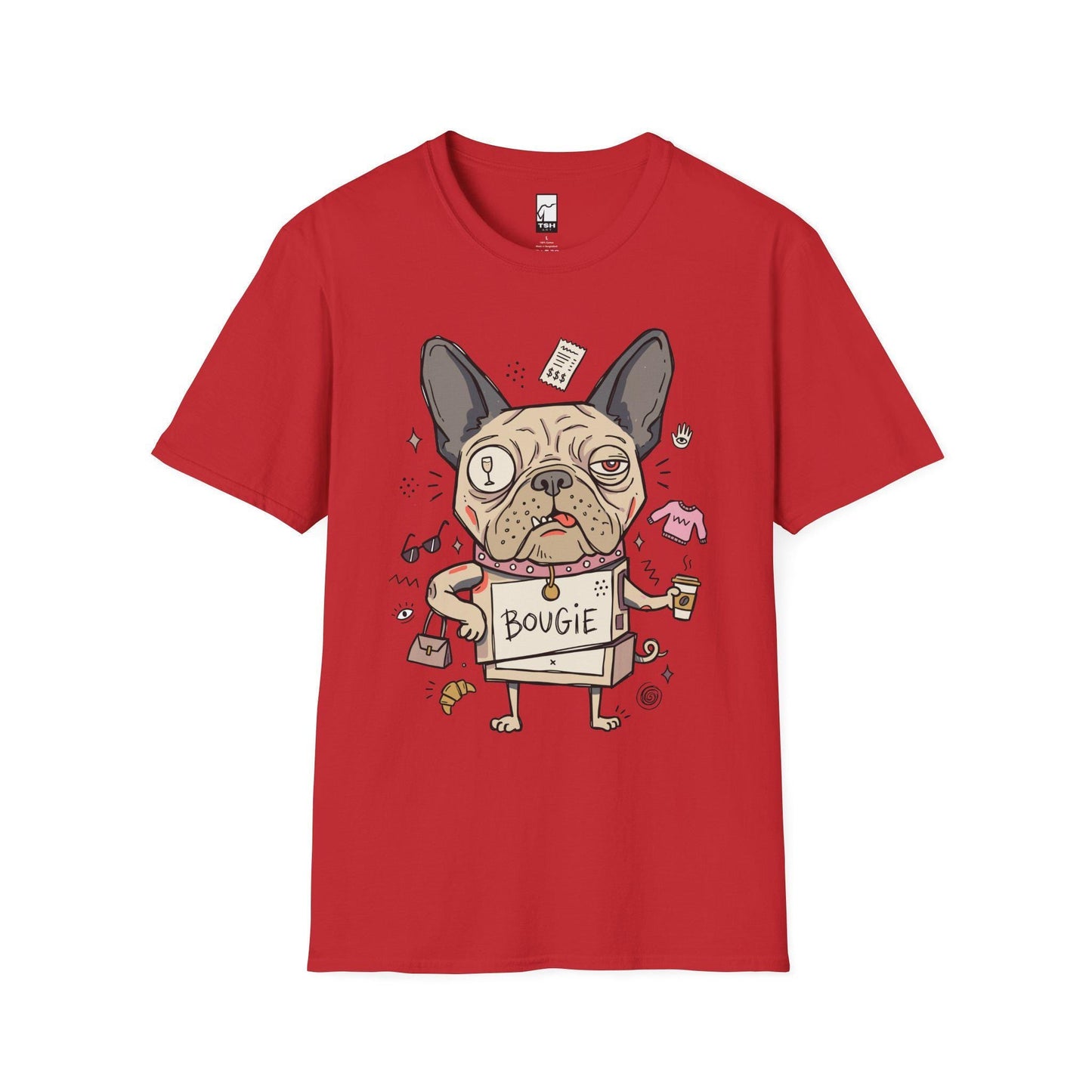 French Bulldog Shirt | Funny Frenchie Tee | Spoiled Dog Mom T Shirt | Bougie Dog Graphic Tee | Cute Frenchie Lover Tee | Unisex Gift