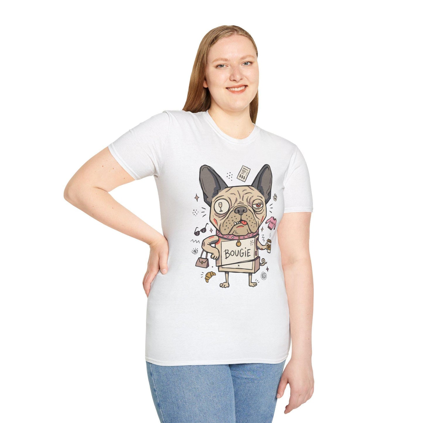 French Bulldog Shirt | Funny Frenchie Tee | Spoiled Dog Mom T Shirt | Bougie Dog Graphic Tee | Cute Frenchie Lover Tee | Unisex Gift