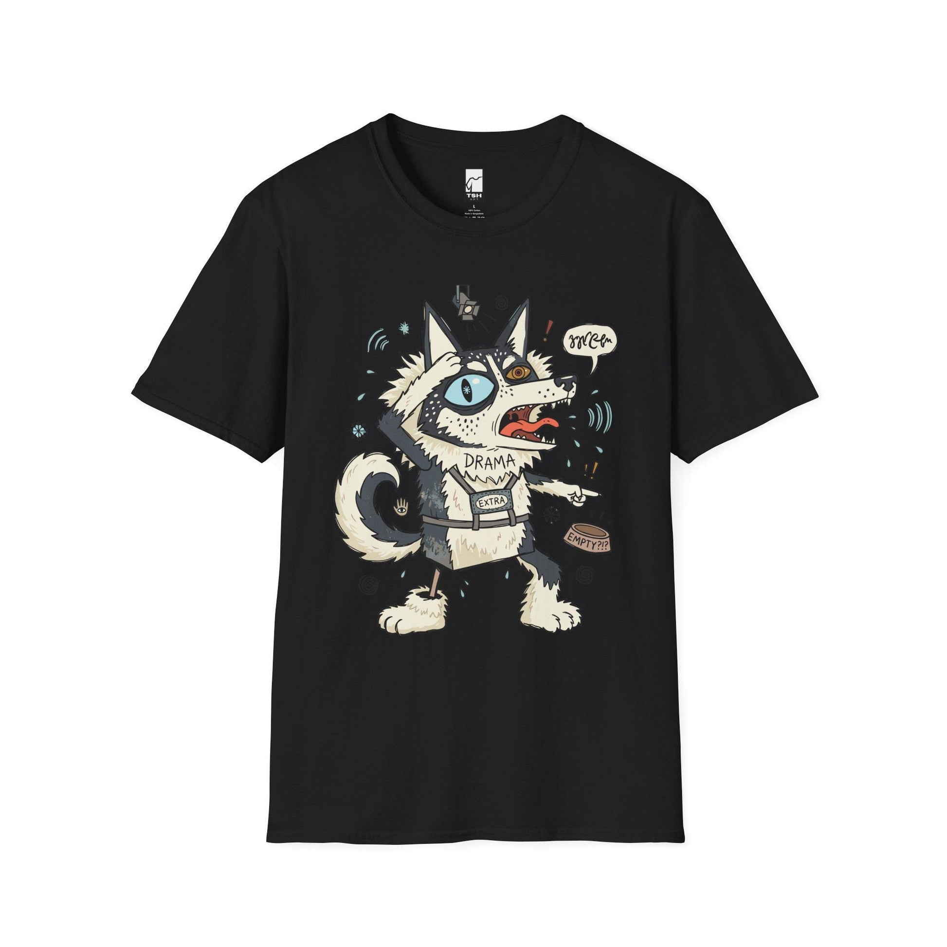 Husky Shirt | Dramatic Dog Tee | Talking Husky T Shirt | Screaming Siberian Graphic Tee | Husky Mom Shirt | Dog Lover Gift