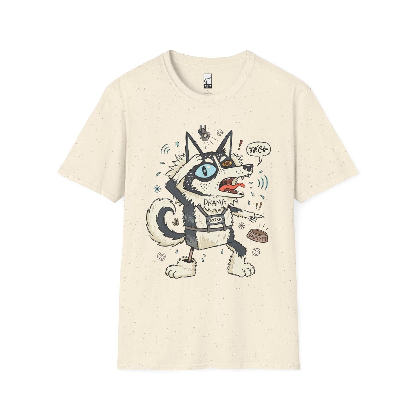 Husky Shirt | Dramatic Dog Tee | Talking Husky T Shirt | Screaming Siberian Graphic Tee | Husky Mom Shirt | Dog Lover Gift
