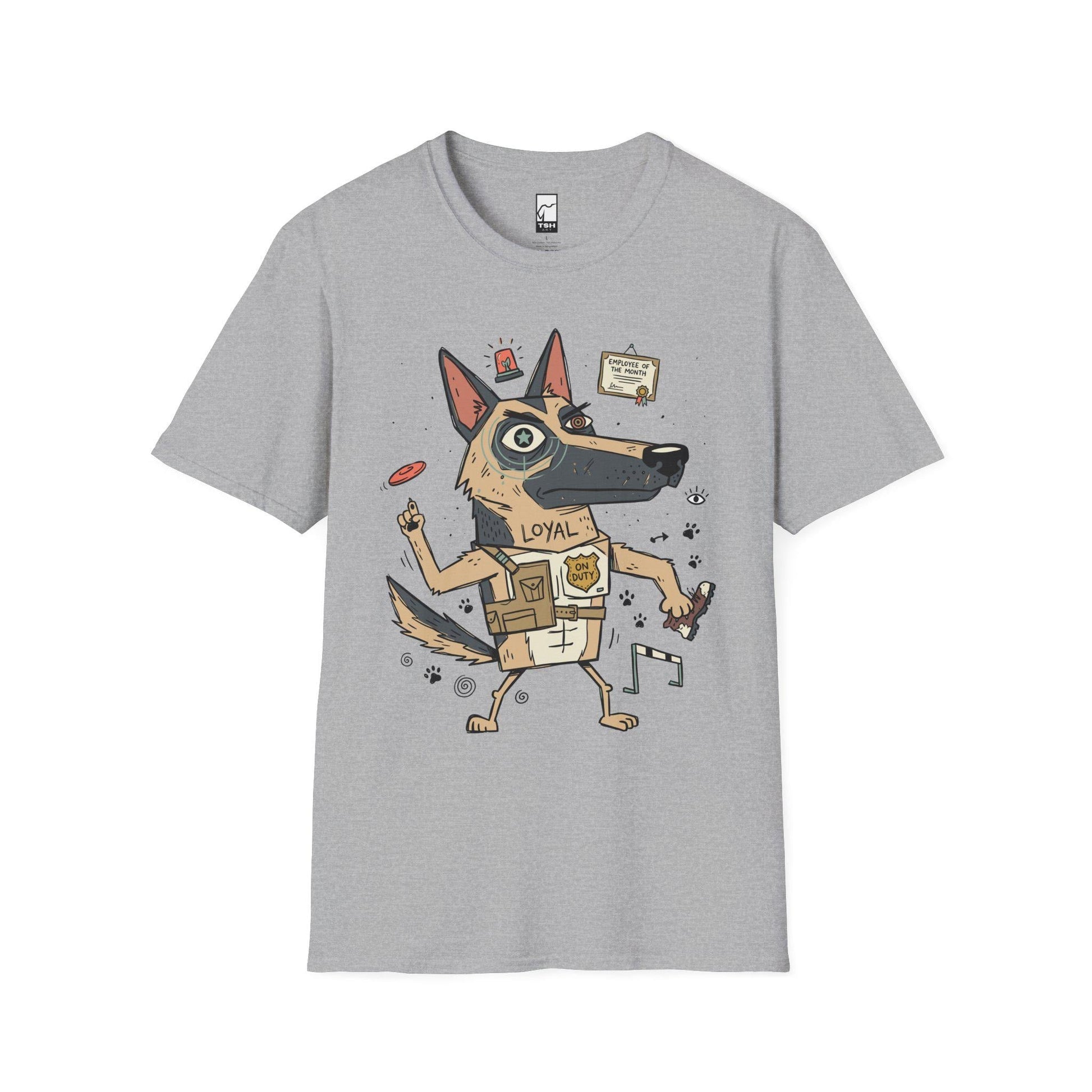 German Shepherd Tee | Funny K9 Shirt | Loyal Dog T Shirt | Police Dog Graphic Tee | Dog Dad Shirt | Dog Lover Gift