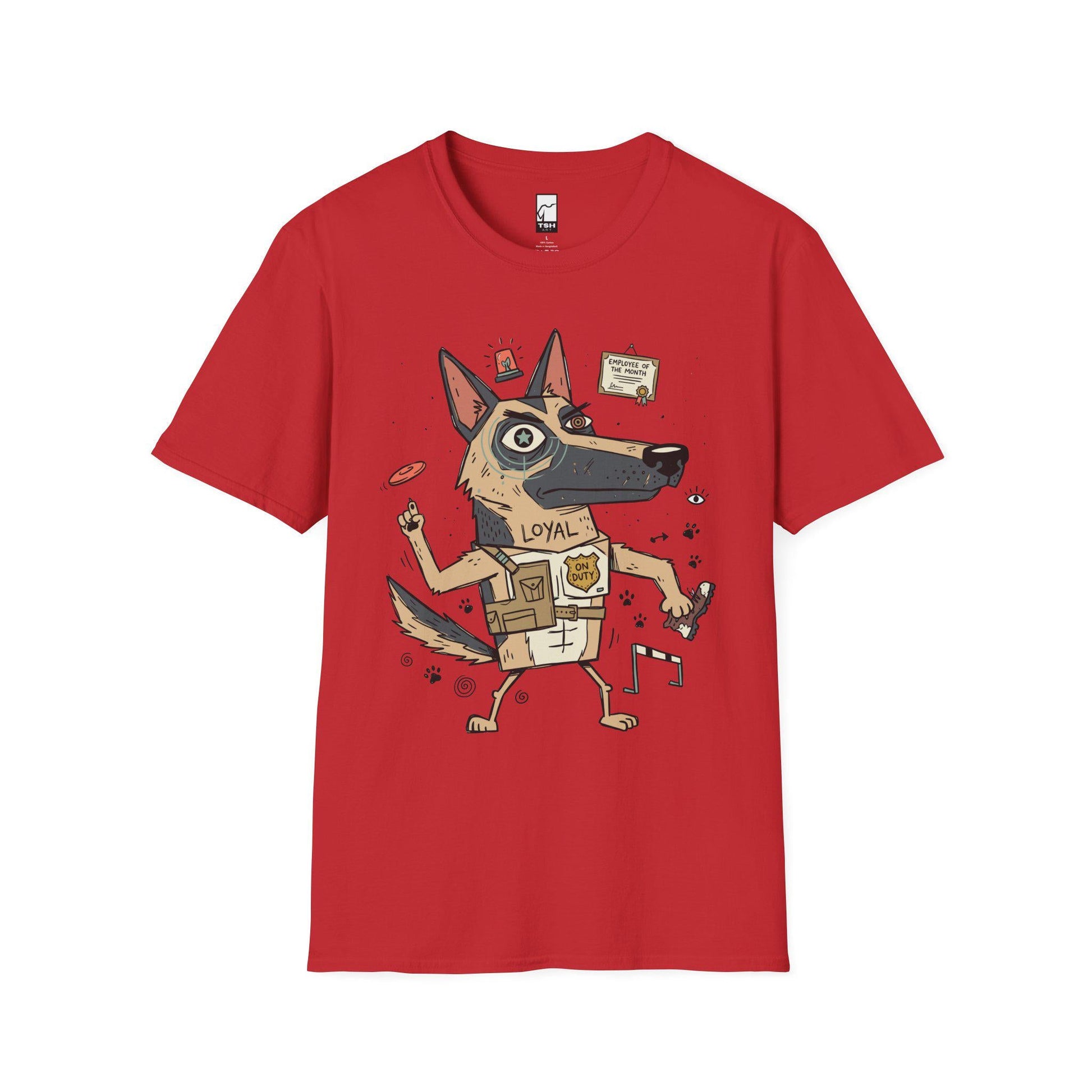 German Shepherd Tee | Funny K9 Shirt | Loyal Dog T Shirt | Police Dog Graphic Tee | Dog Dad Shirt | Dog Lover Gift