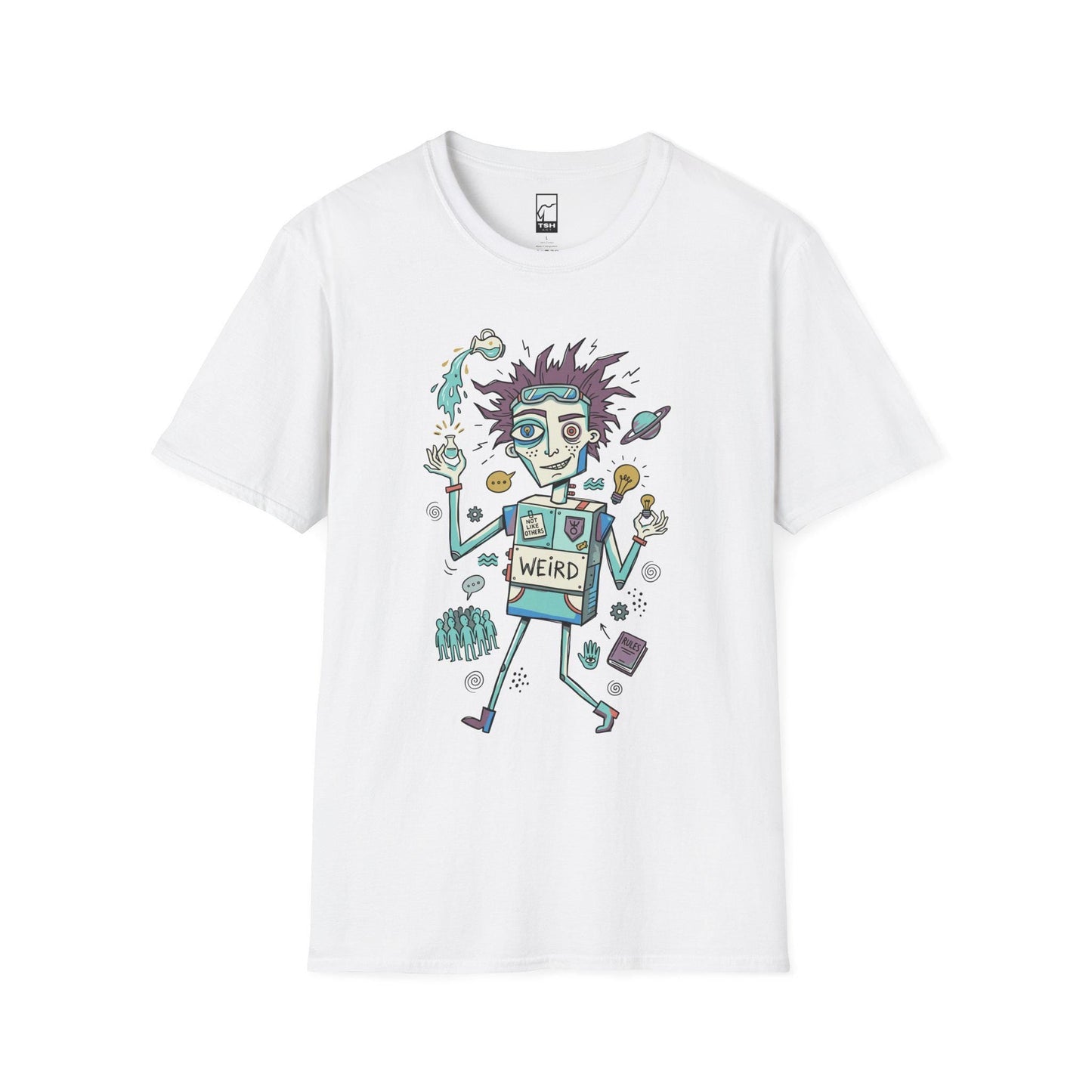 Aquarius Zodiac Shirt | Rebel Astrology Tee | Eccentric Zodiac T Shirt | Star Sign Graphic Tee | Air Sign Shirt | Zodiac Birthday Gift