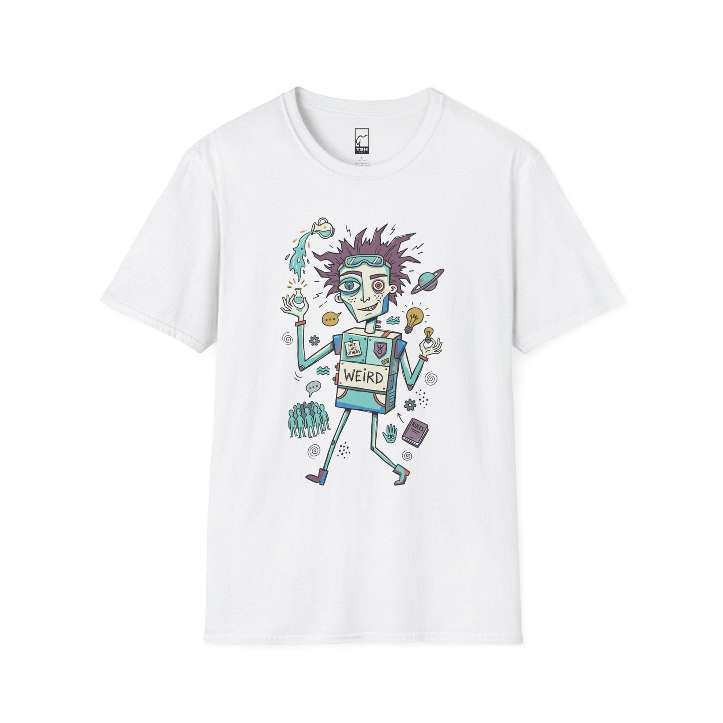 Aquarius Zodiac Shirt | Rebel Astrology Tee | Eccentric Zodiac T Shirt | Star Sign Graphic Tee | Air Sign Shirt | Zodiac Birthday Gift