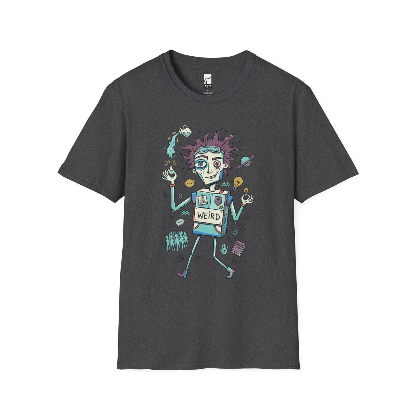 Aquarius Zodiac Shirt | Rebel Astrology Tee | Eccentric Zodiac T Shirt | Star Sign Graphic Tee | Air Sign Shirt | Zodiac Birthday Gift