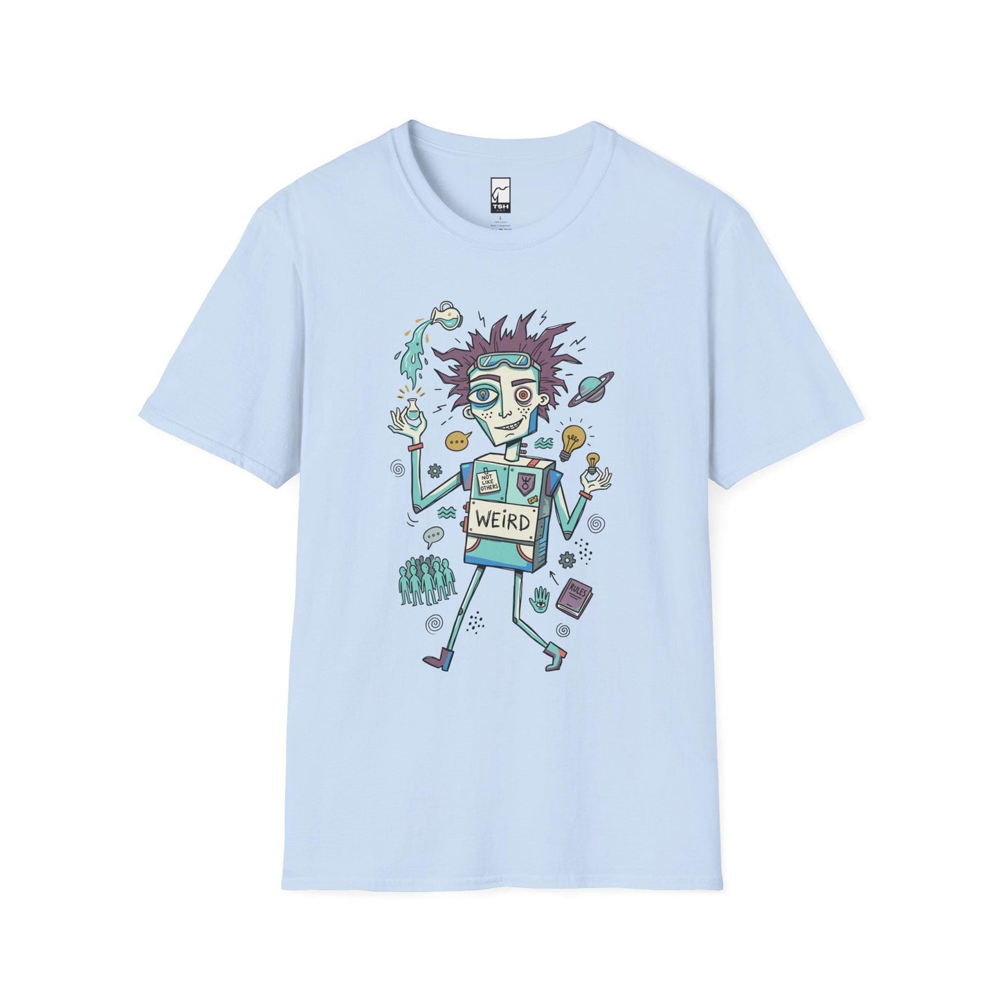 Aquarius Zodiac Shirt | Rebel Astrology Tee | Eccentric Zodiac T Shirt | Star Sign Graphic Tee | Air Sign Shirt | Zodiac Birthday Gift