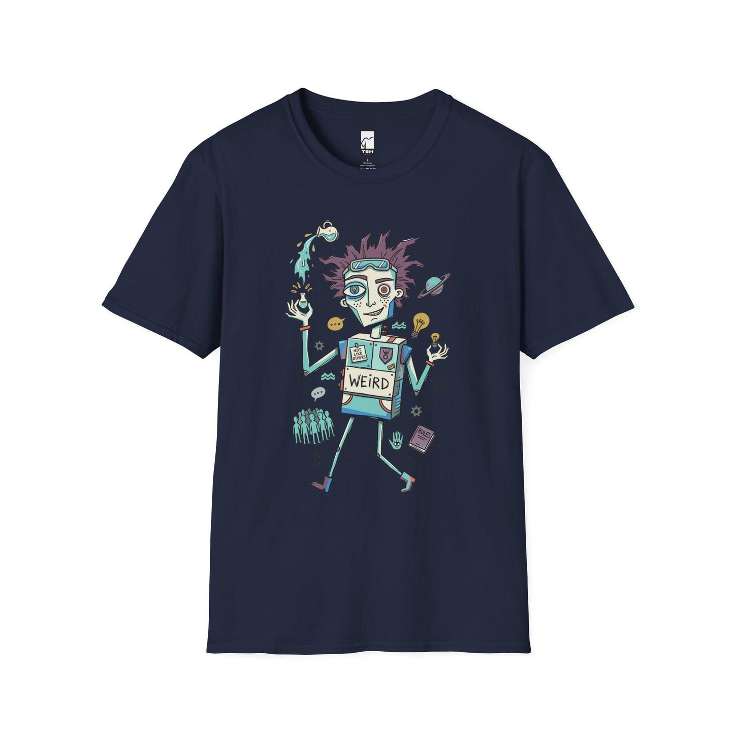 Aquarius Zodiac Shirt | Rebel Astrology Tee | Eccentric Zodiac T Shirt | Star Sign Graphic Tee | Air Sign Shirt | Zodiac Birthday Gift