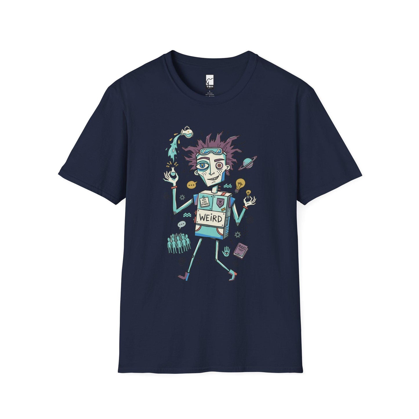 Aquarius Zodiac Shirt | Rebel Astrology Tee | Eccentric Zodiac T Shirt | Star Sign Graphic Tee | Air Sign Shirt | Zodiac Birthday Gift