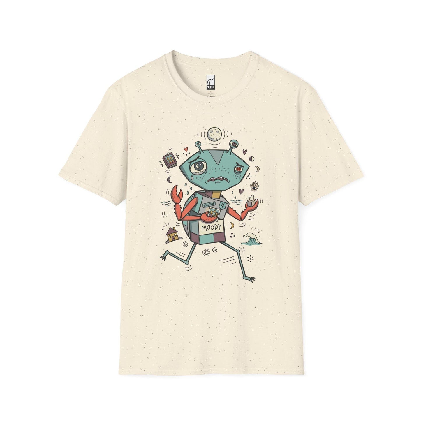 Cancer Zodiac Shirt | Crab Astrology Tee | Moody Zodiac T Shirt | Star Sign Graphic Tee | Water Sign Shirt | Zodiac Birthday Gift