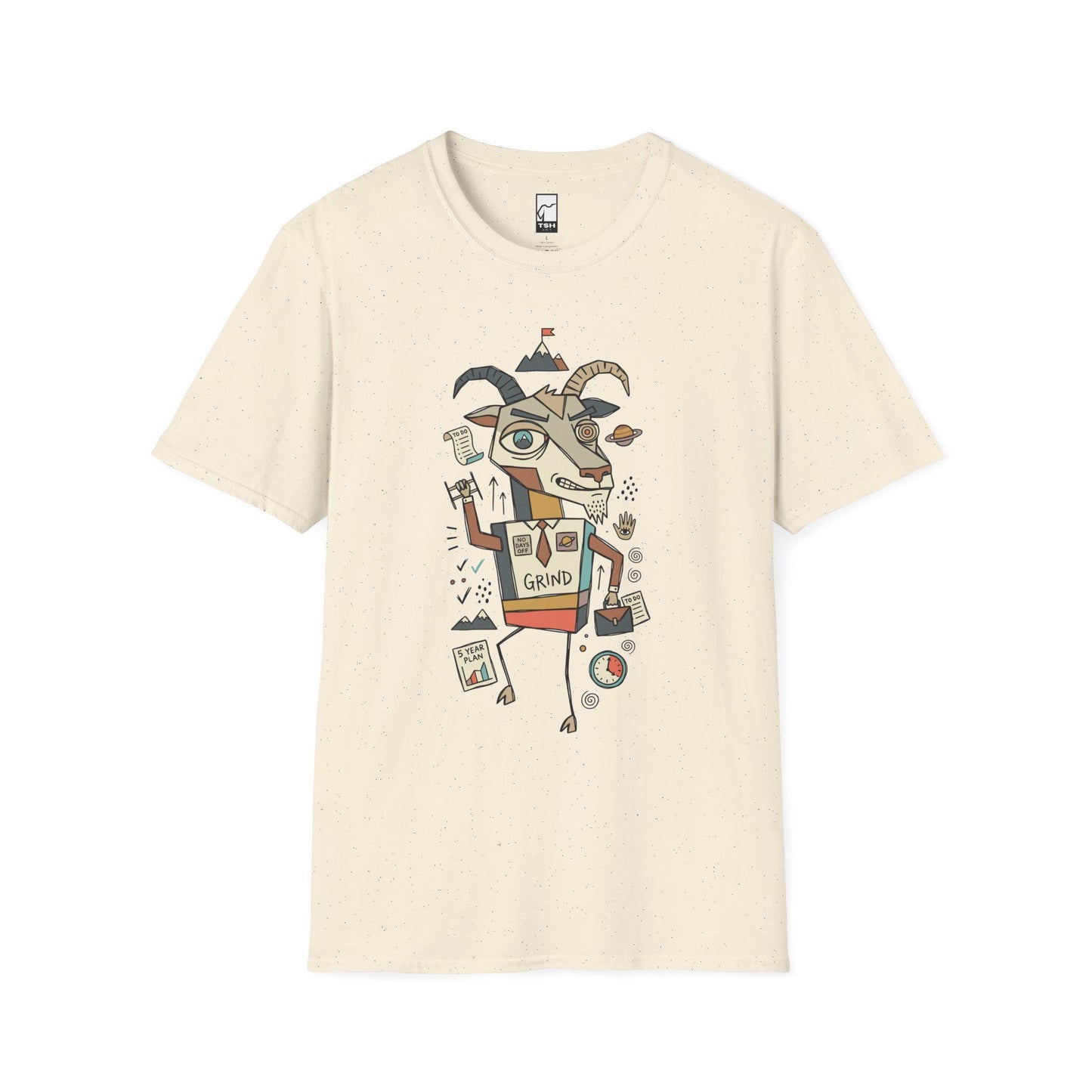 Capricorn Zodiac Shirt | Goat Astrology Tee | Hustle Zodiac T Shirt | Star Sign Graphic Tee | Earth Sign Shirt | Zodiac Birthday Gift
