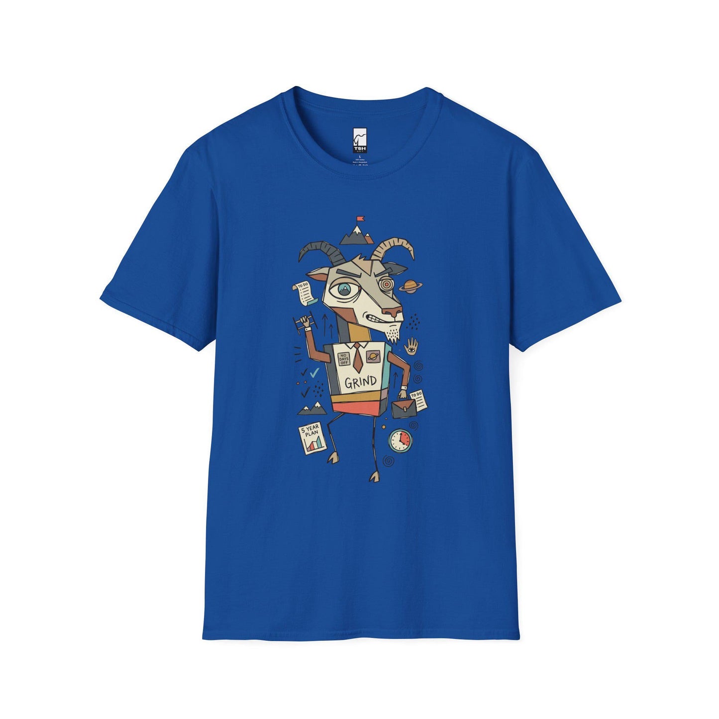 Capricorn Zodiac Shirt | Goat Astrology Tee | Hustle Zodiac T Shirt | Star Sign Graphic Tee | Earth Sign Shirt | Zodiac Birthday Gift